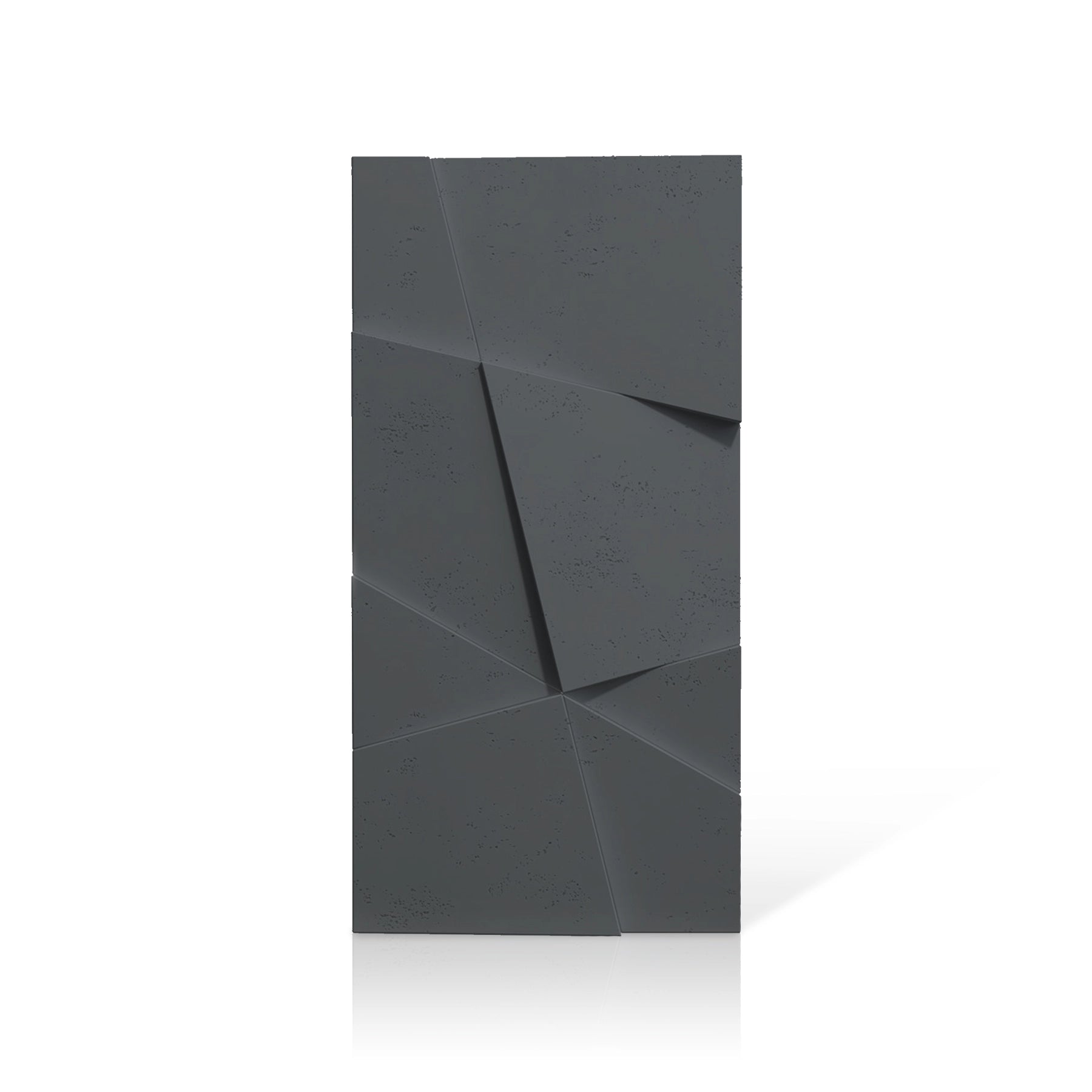 3D Concrete Wall Panels CRYSTAL colour swatch on white background DecorMania UK