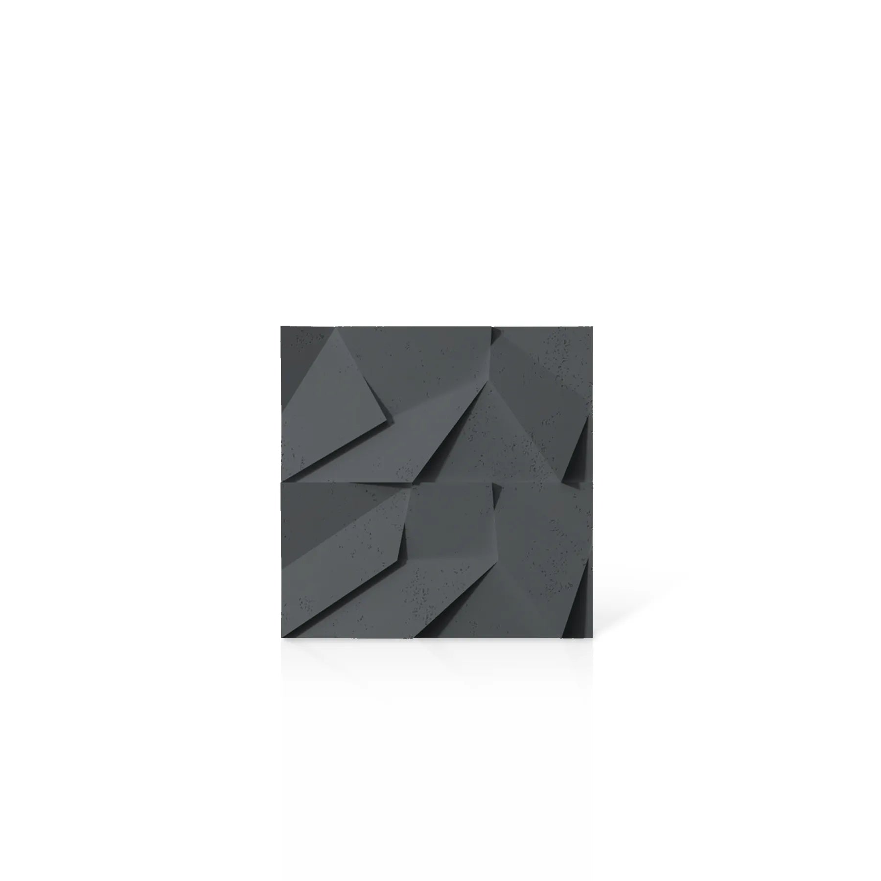 3D Concrete Wall Panels MULTICRYSTAL colour swatch on white background DecorMania UK