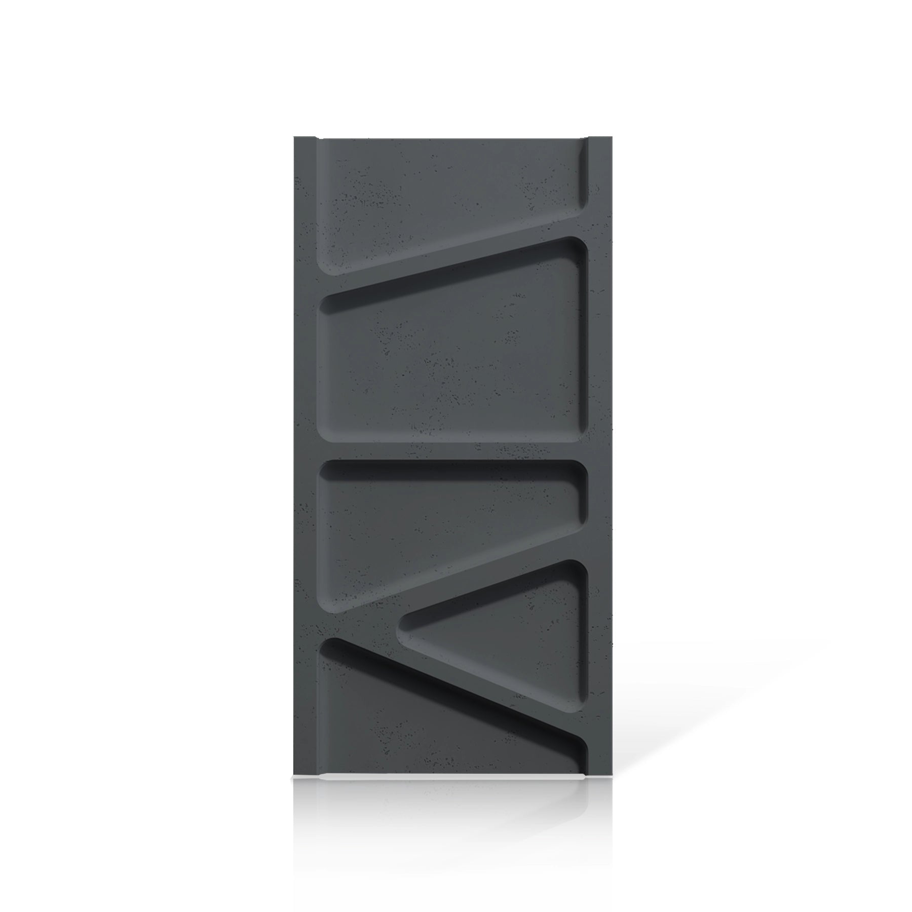 3D Concrete Wall Panels PARALELL colour swatch on white background DecorMania UK