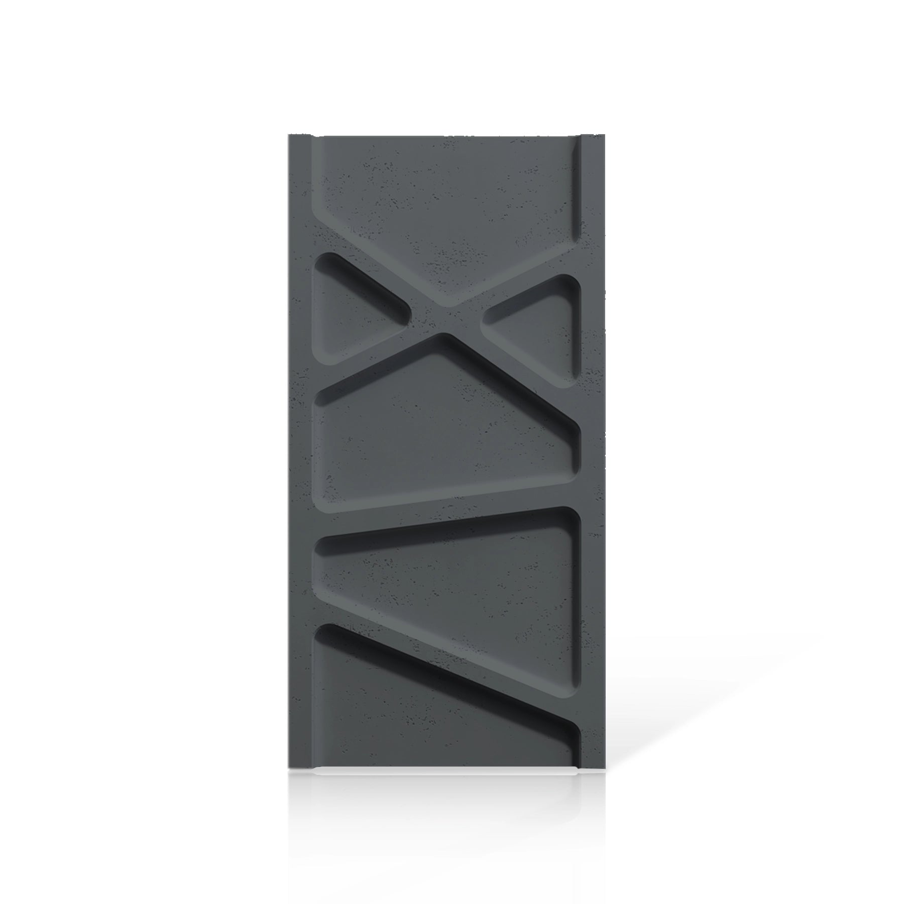 3D Concrete Wall Panels PARALELL colour swatch on white background DecorMania UK