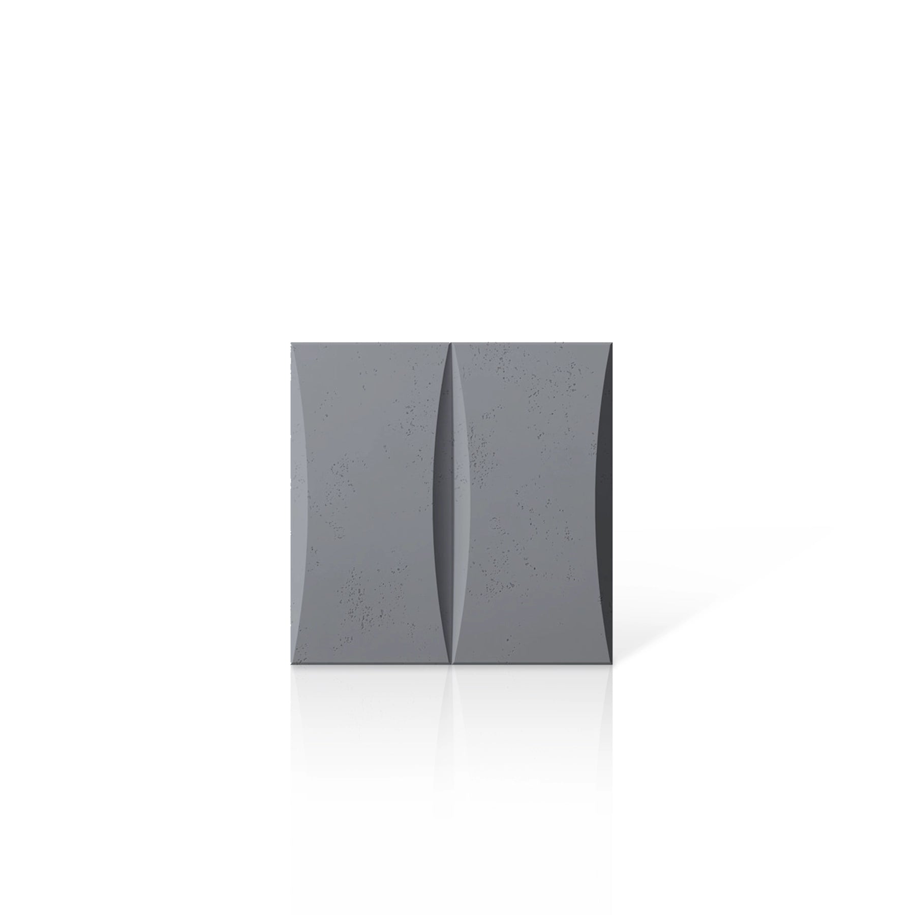 3D Concrete Wall Panels BLOCK colour swatch on white background DecorMania UK