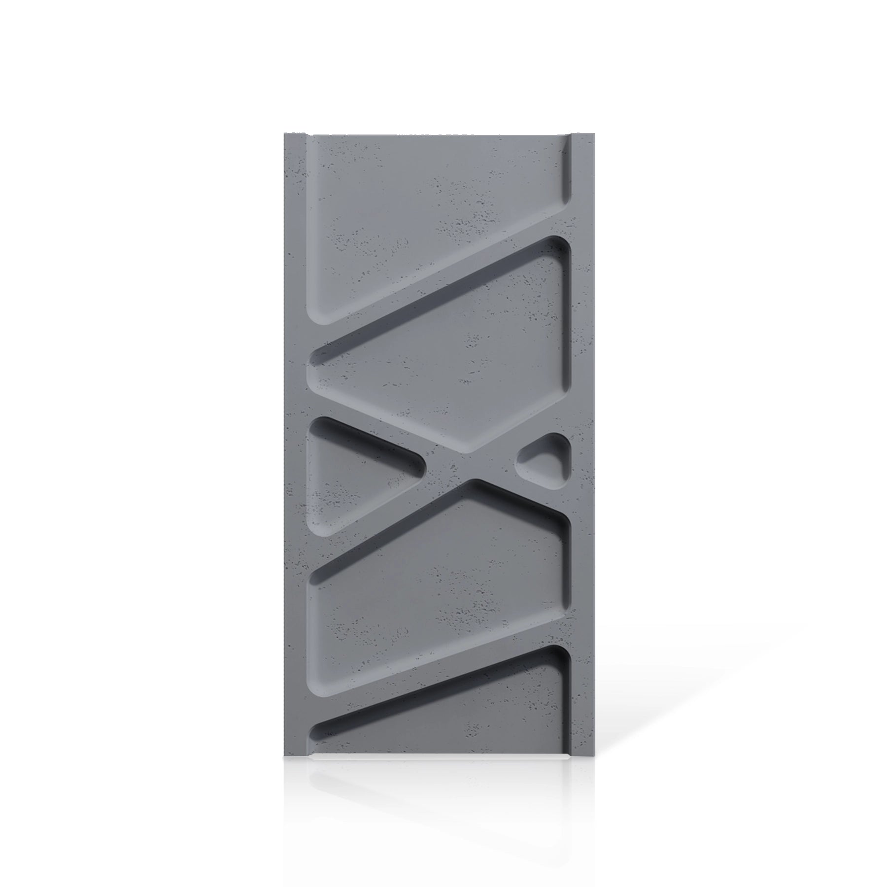 3D Concrete Wall Panels PARALELL colour swatch on white background DecorMania UK