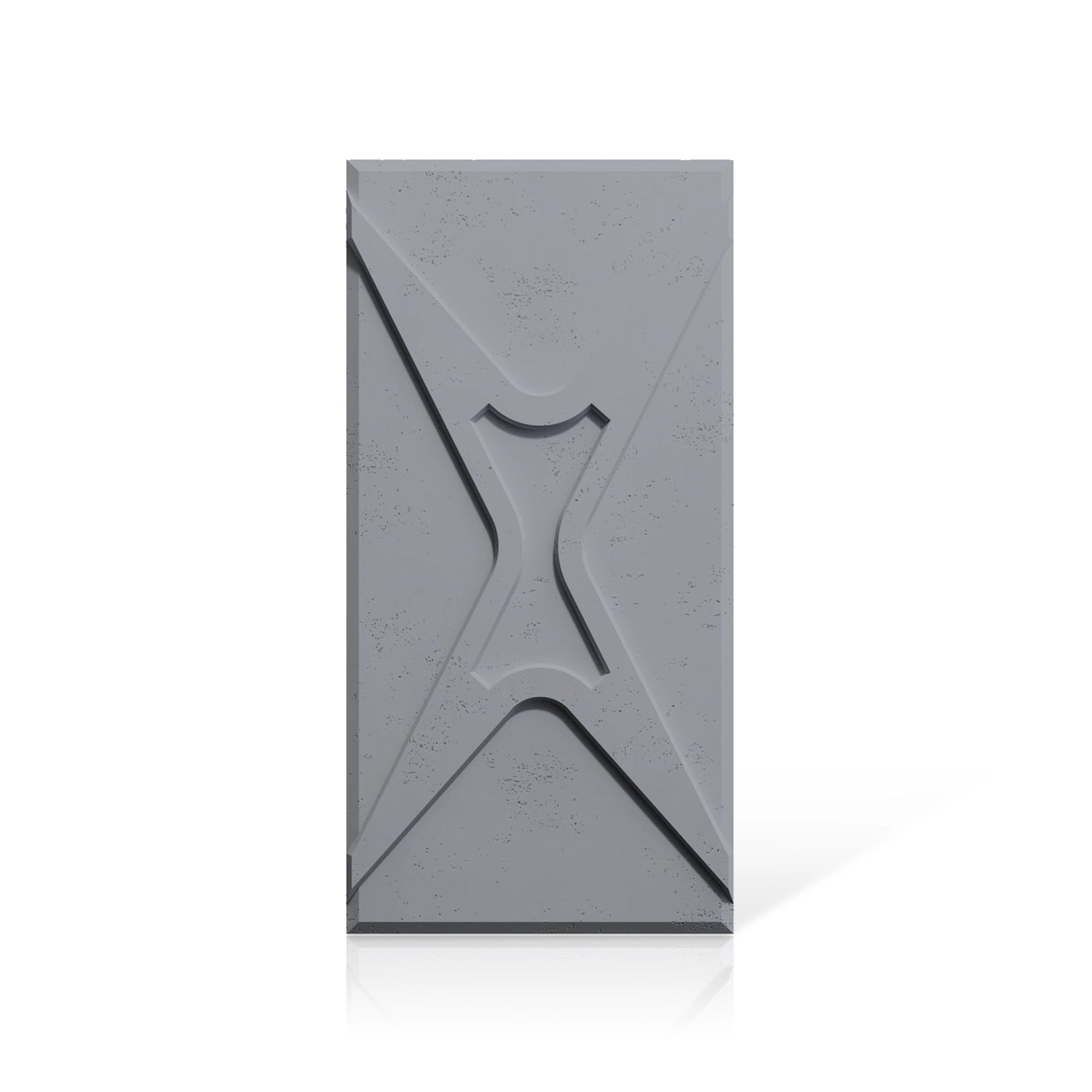 3D Concrete Wall Panels STARS colour swatch on white background DecorMania UK