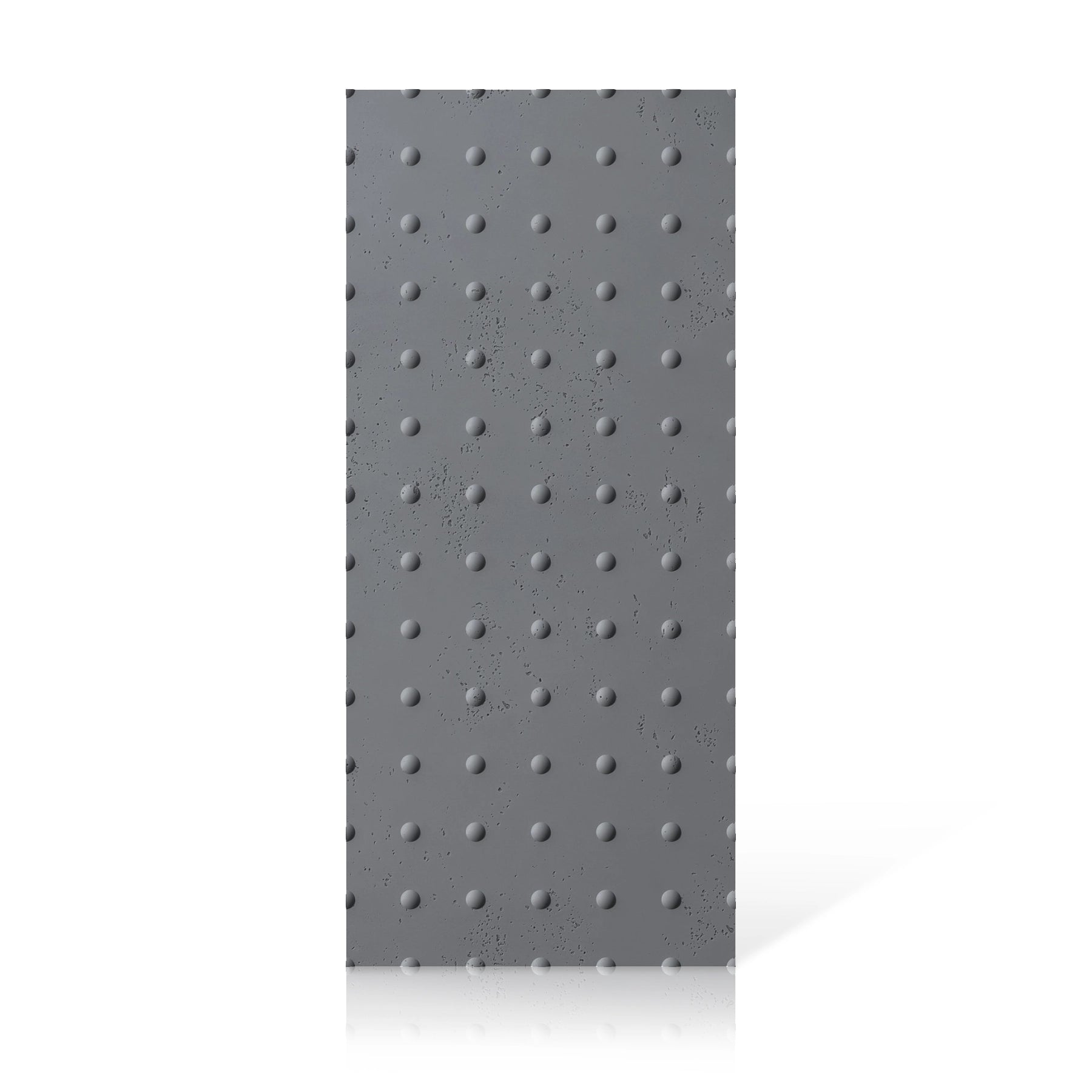 3D Concrete Wall Panels STEEL DOTS colour swatch on white background DecorMania UK