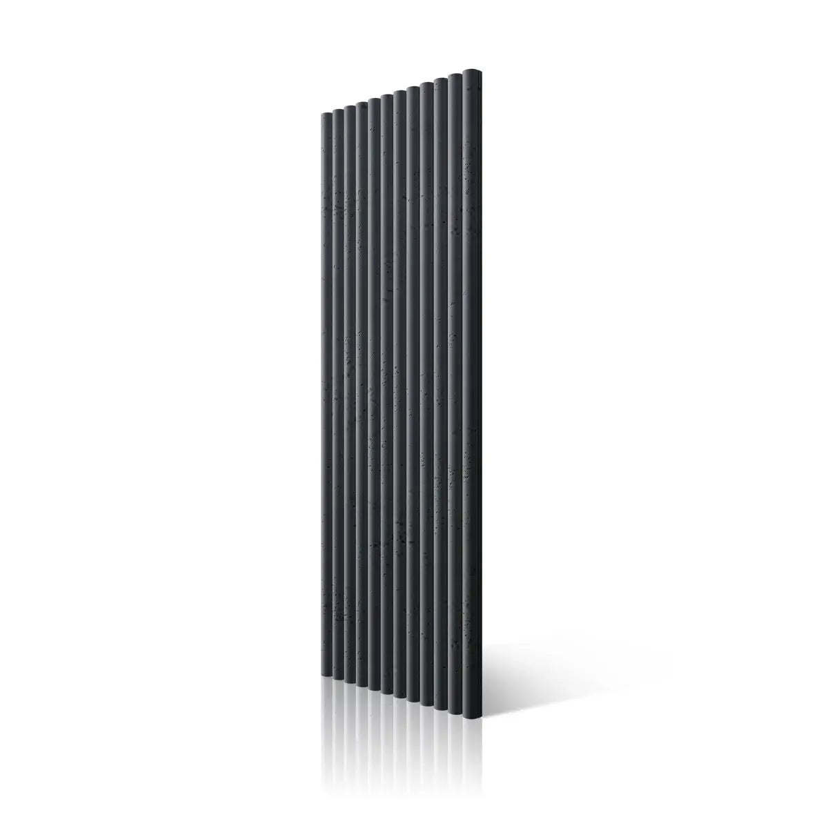 3D Concrete Wall Panels TUBES B8 on white background DecorMania UK