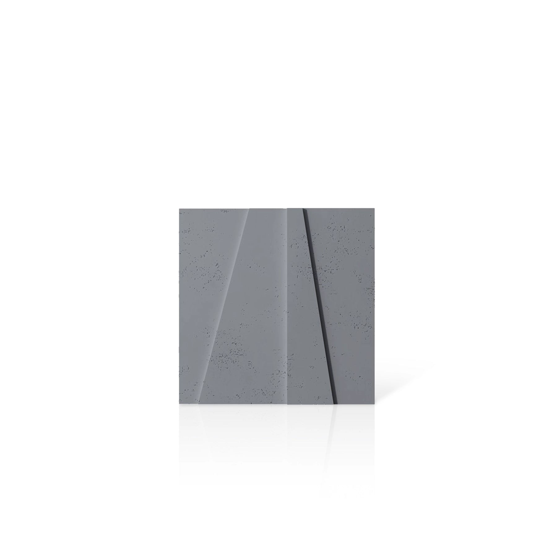 3D Concrete Wall Panels BOOKCASE colour swatch on white background DecorMania UK