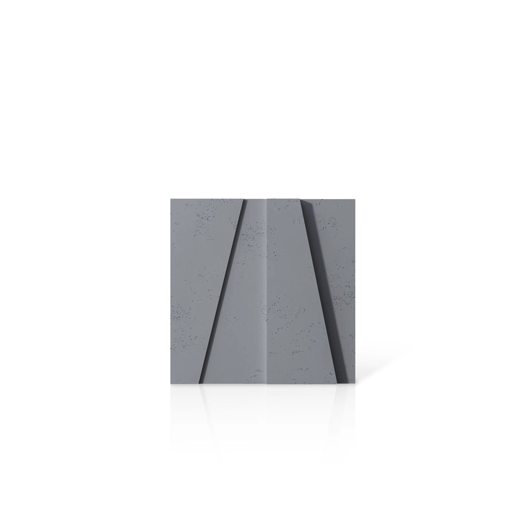 3D Concrete Wall Panels BOOKCASE colour swatch on white background DecorMania UK