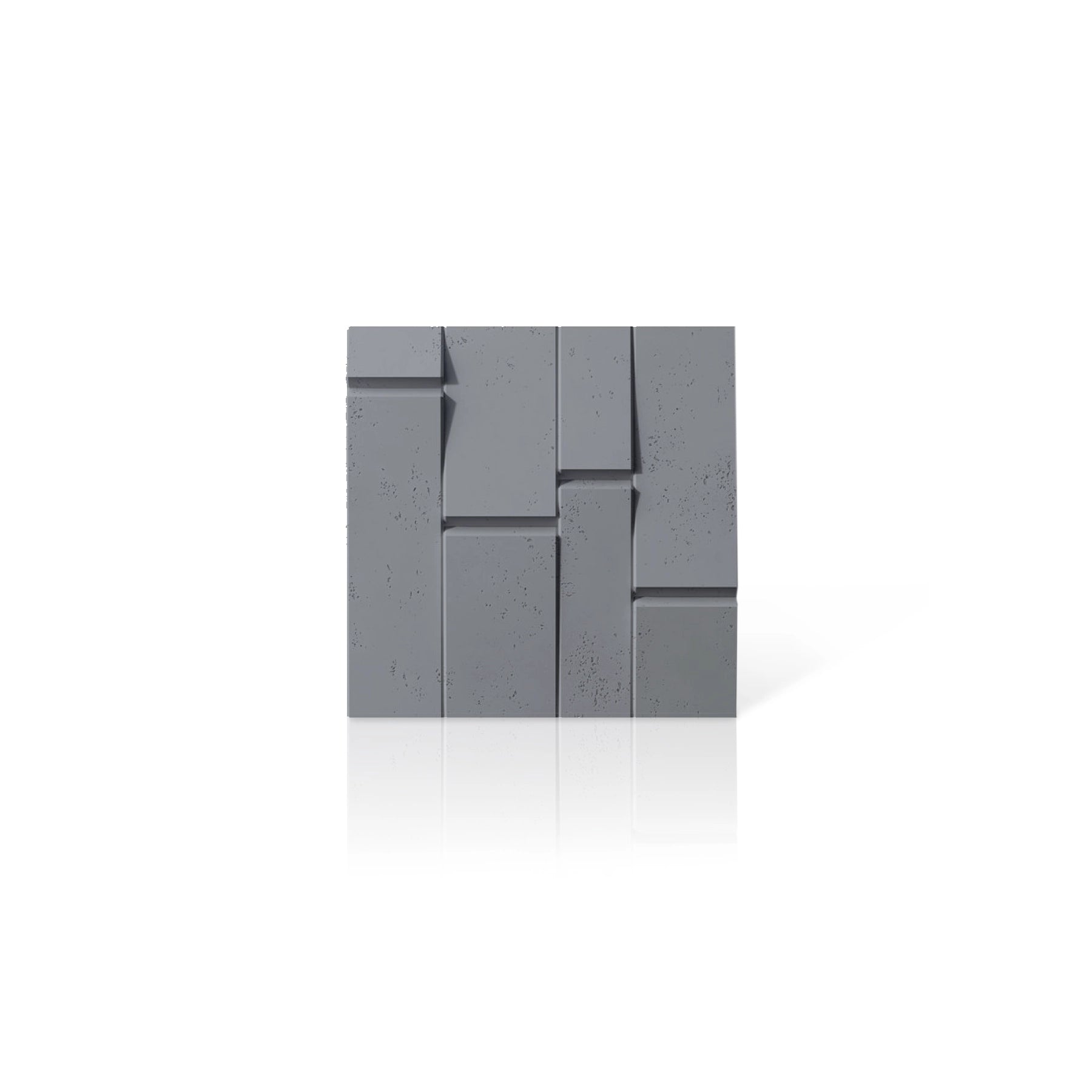 3D Concrete Wall Panels BREAK OUT colour swatch on white background DecorMania UK