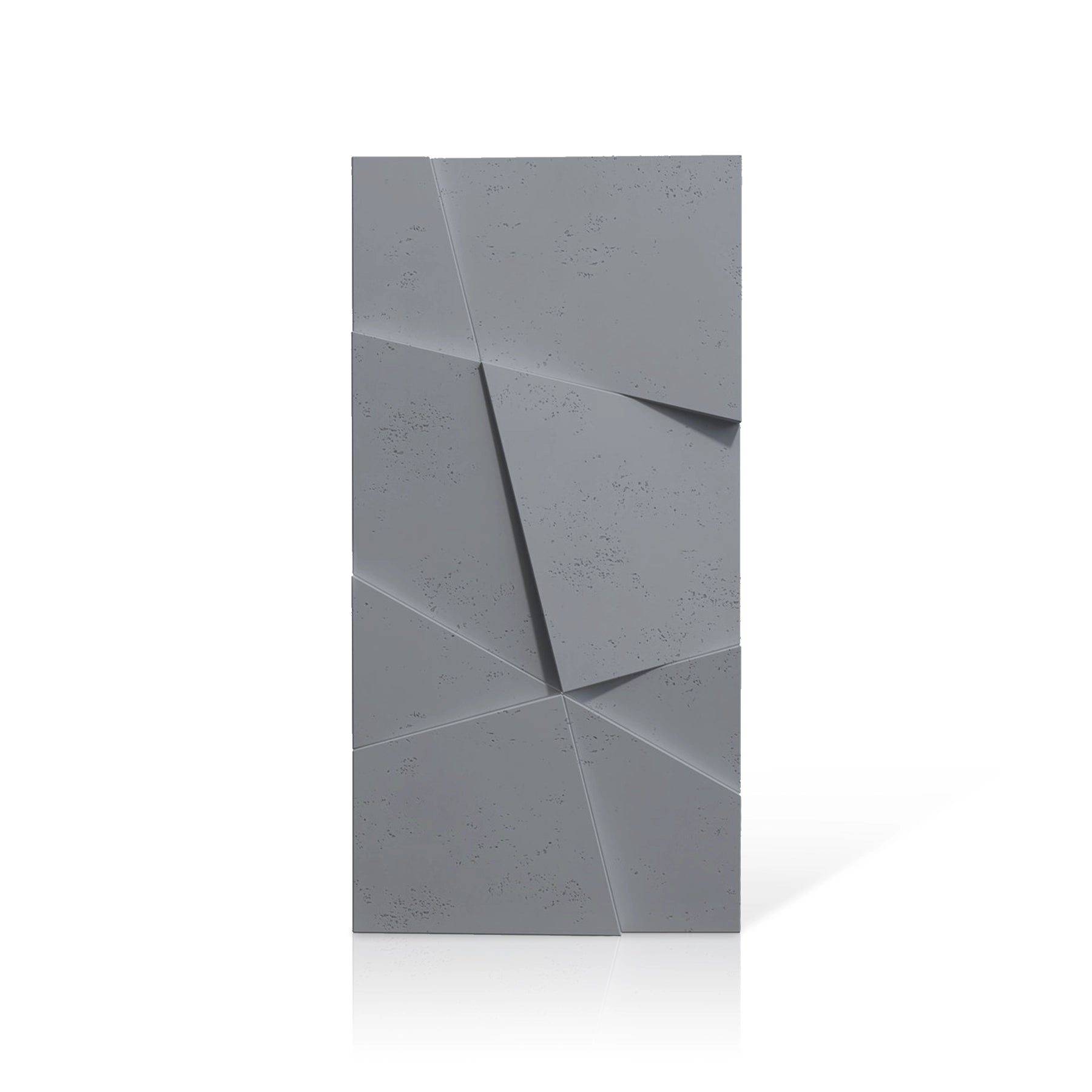 3D Concrete Wall Panels CRYSTAL colour swatch on white background DecorMania UK
