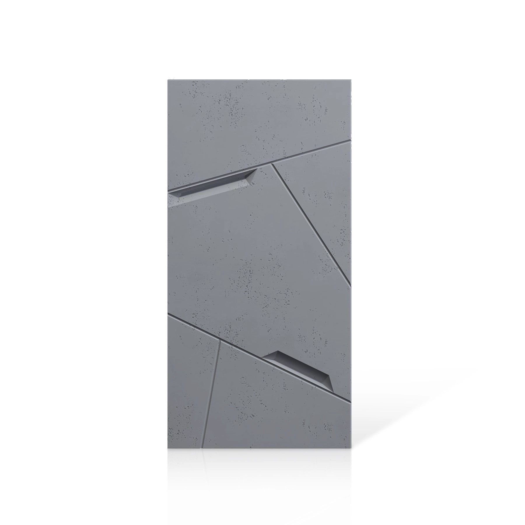 3D Concrete Wall Panels STOWAWAY colour swatch on white background DecorMania UK