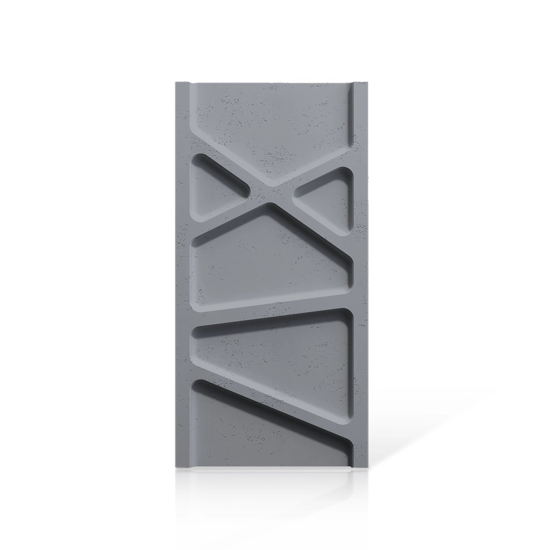 3D Concrete Wall Panels PARALELL colour swatch on white background DecorMania UK