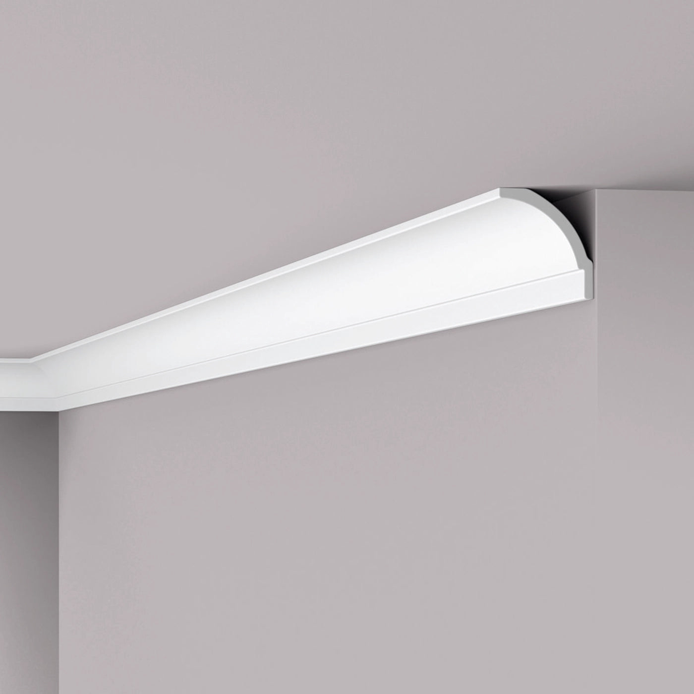 NOMASTYL® NMC 2m Ceiling Coving on plain wall and ceiling Decormania UK