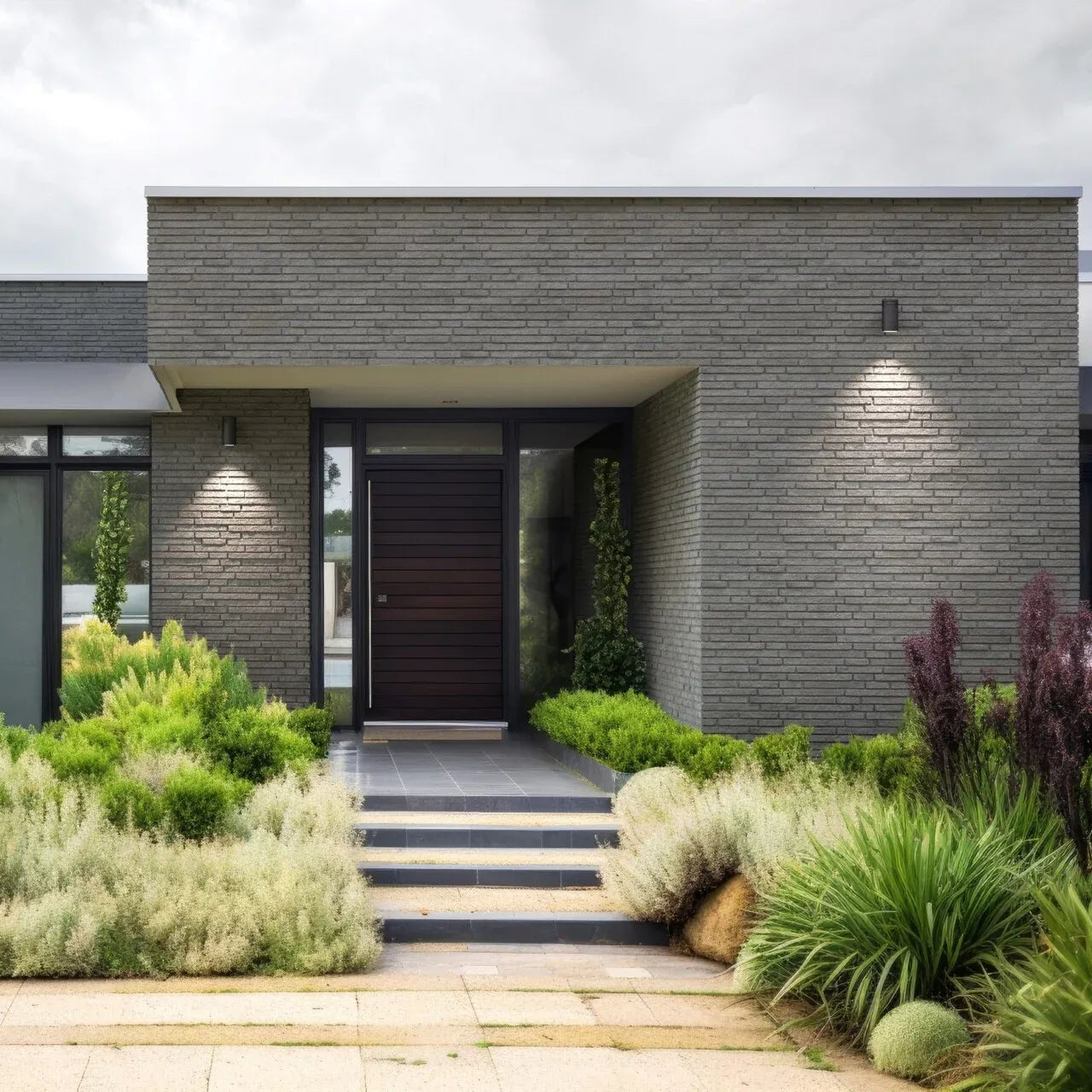 Brick Slips DUBLIN Concrete Interior & Exterior - box on the front of a house Decormania UK