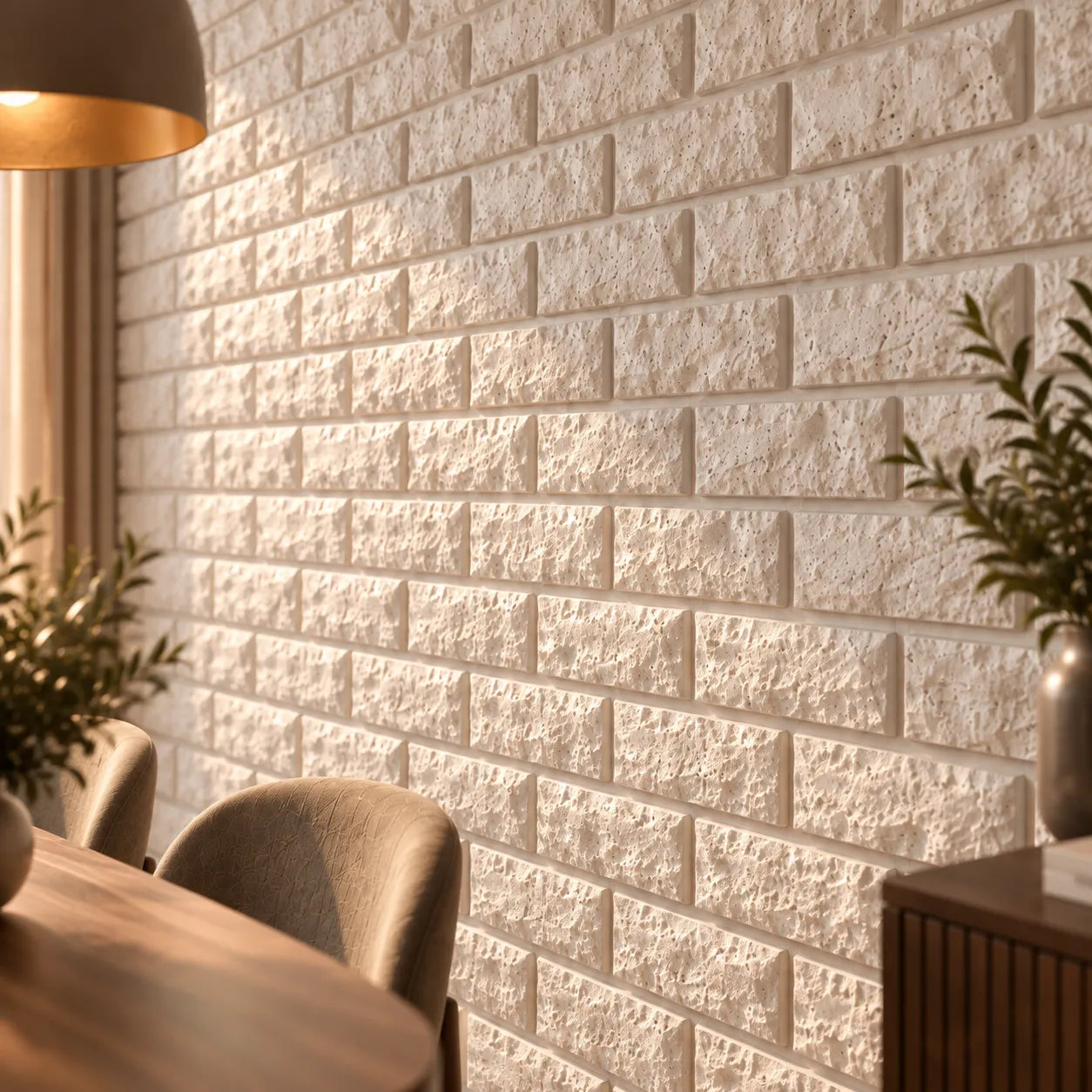 Brick 3D Gypsum Wall Panels