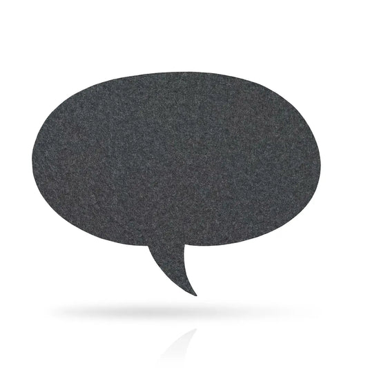 Bulletin Felt Pin Board - BUBBLE on white background Decormania UK