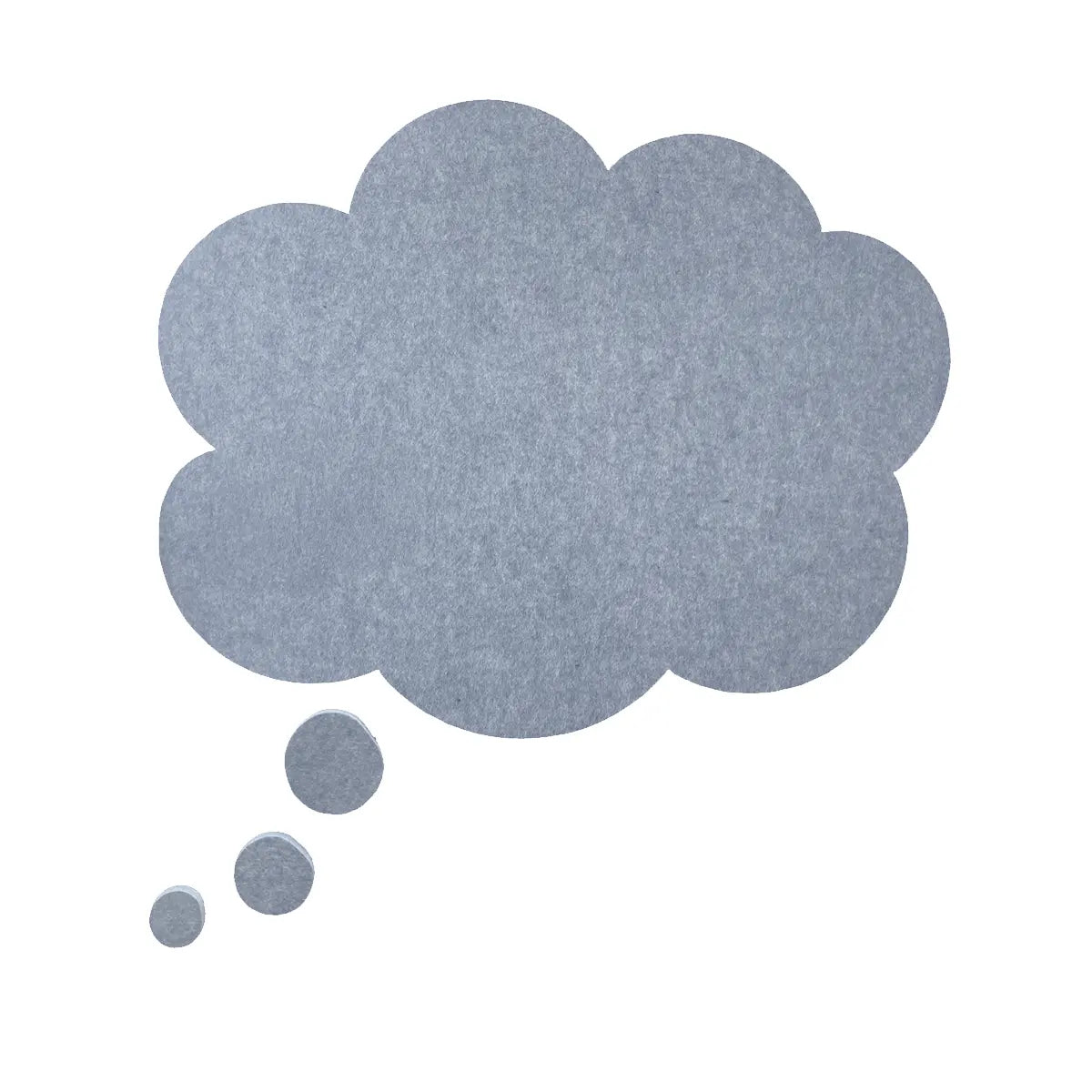 Bulletin Felt Pin Board - CLOUD on white background Decormania UK