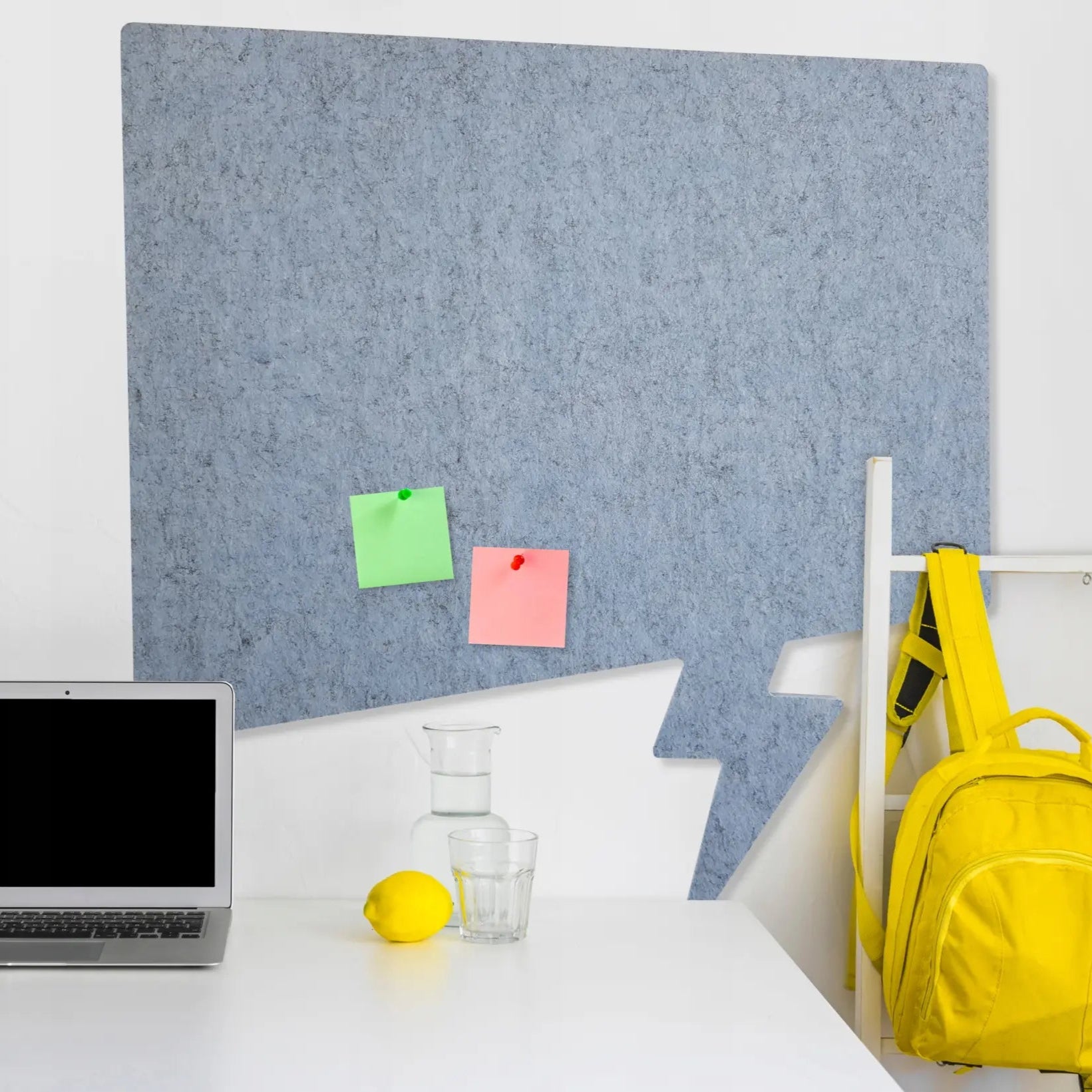 Bulletin Felt Pin Board - COMIC in white kids room inerior Decormania UK