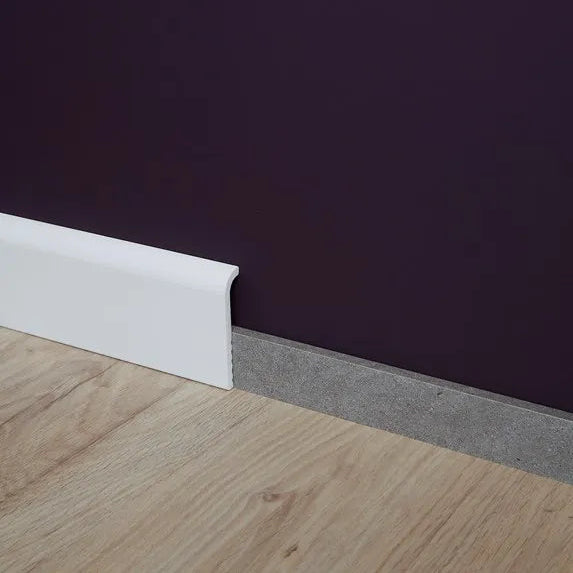 CF1 WALLSTYL cover skirting board fitted over existing skirting