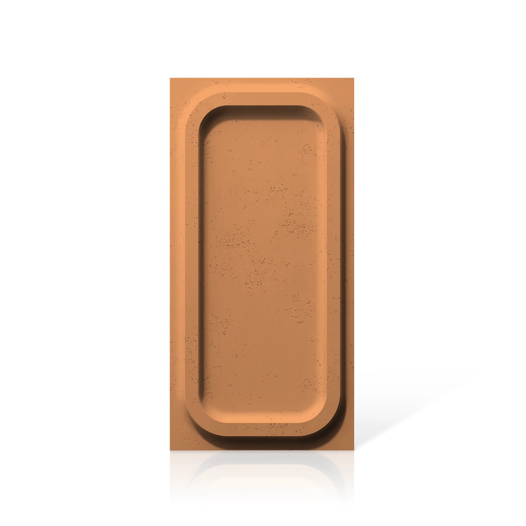 3D Concrete Wall Panels PORTHOLE colour swatch on white background DecorMania UK