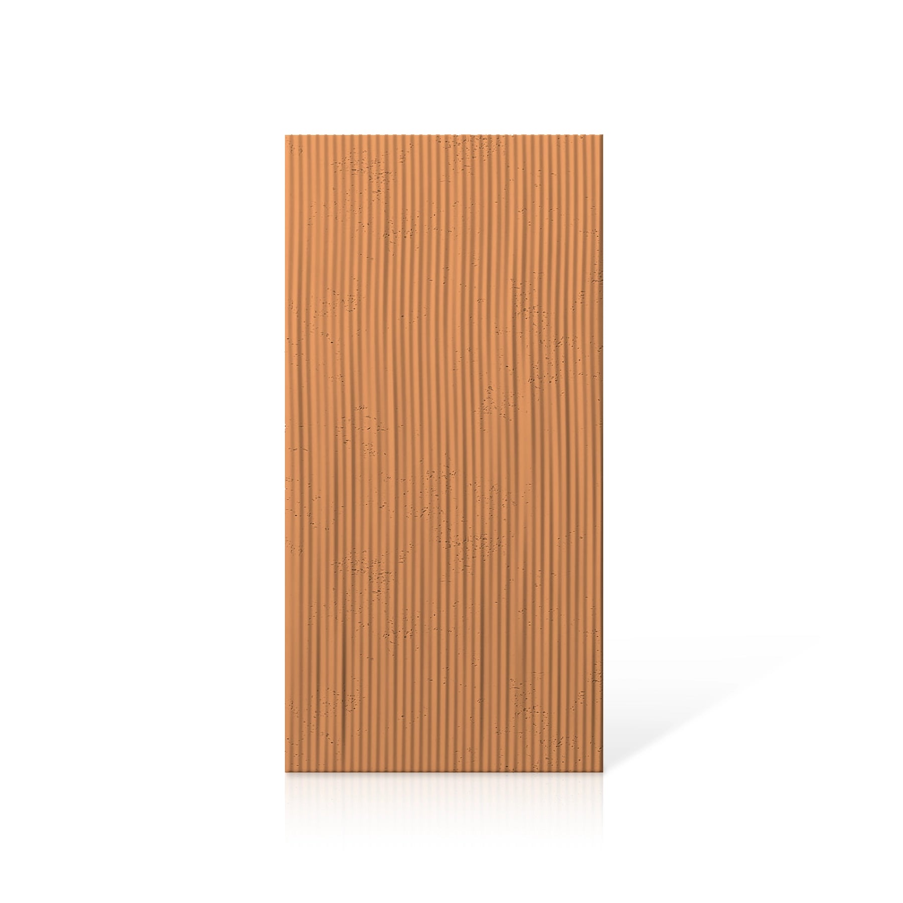 3D Concrete Wall Panels RIDGES colour swatch on white background DecorMania UK