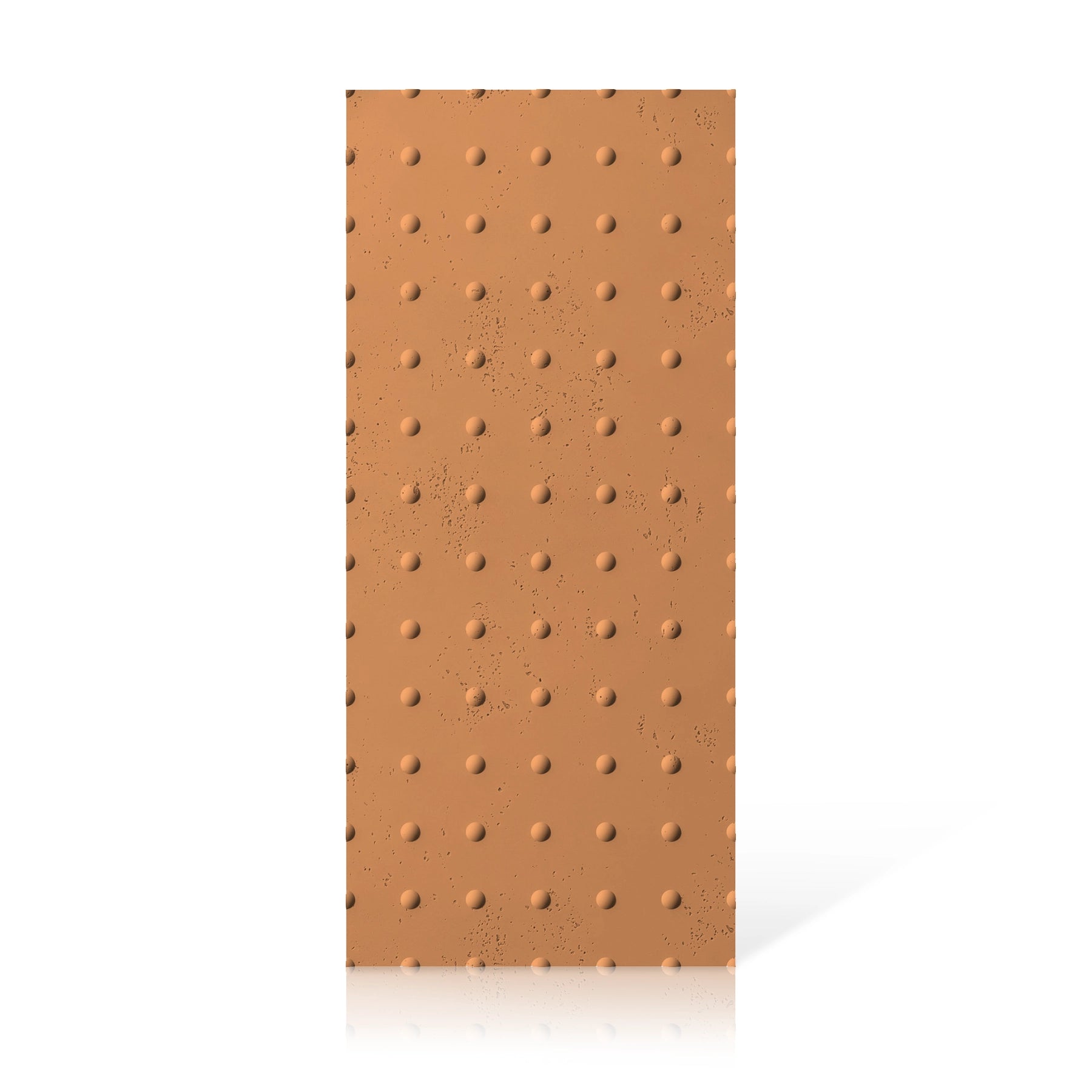 3D Concrete Wall Panels STEEL DOTS colour swatch on white background DecorMania UK