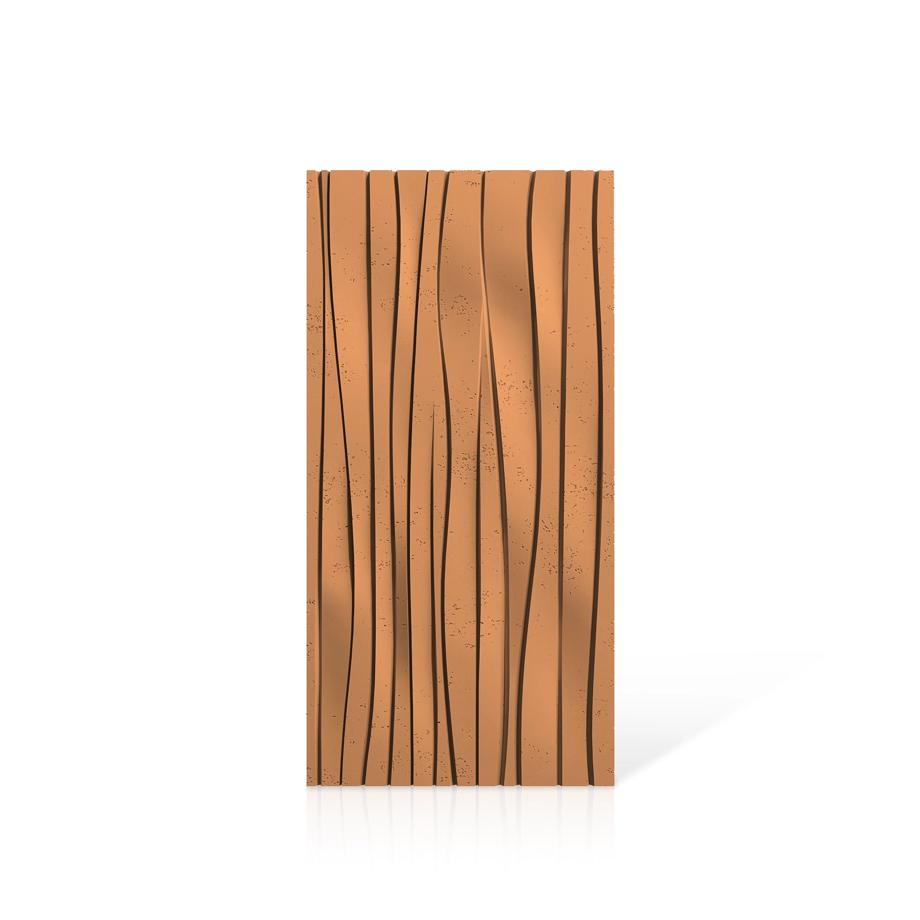 3D Concrete Wall Panels WAVES colour swatch on white background DecorMania UK