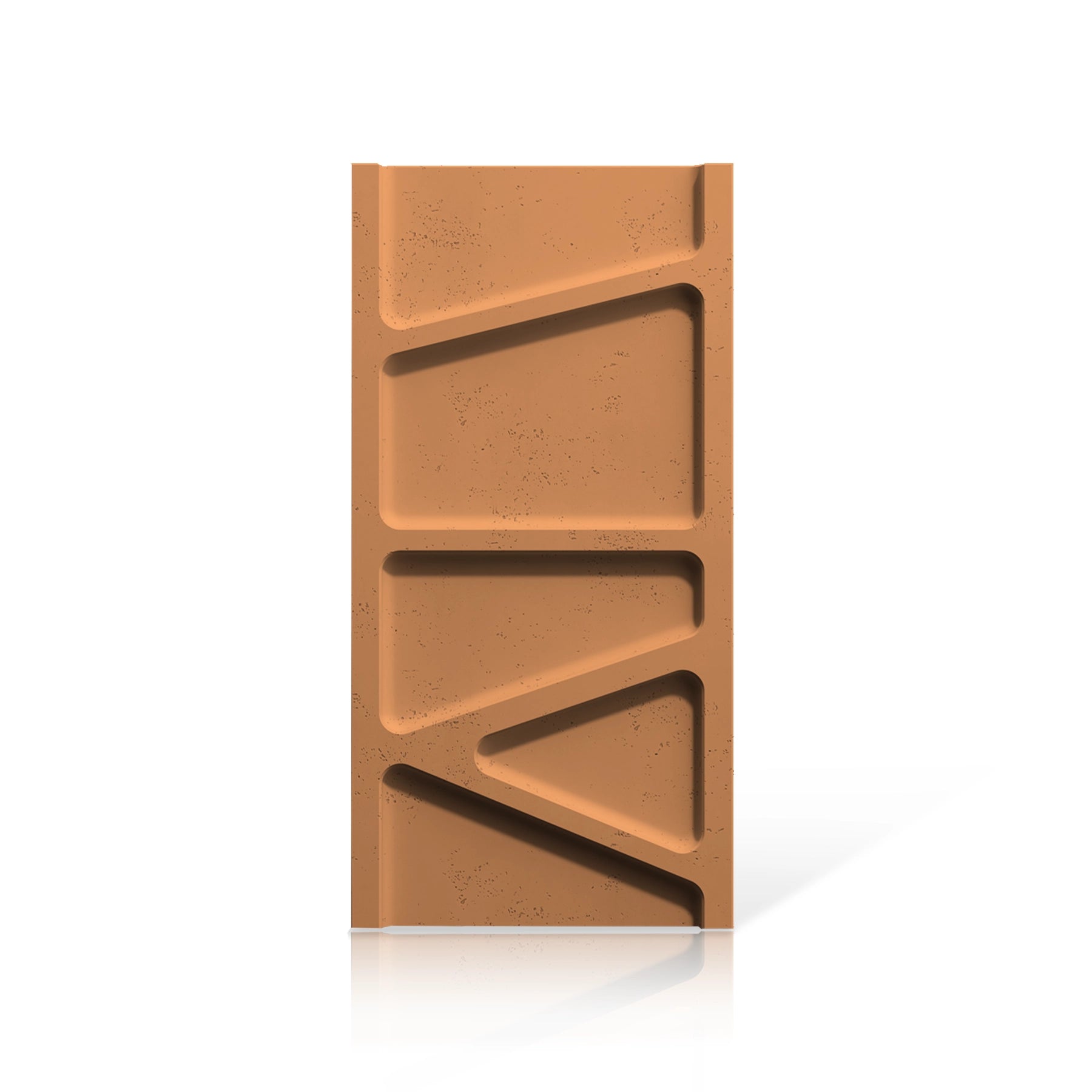 3D Concrete Wall Panels PARALELL colour swatch on white background DecorMania UK