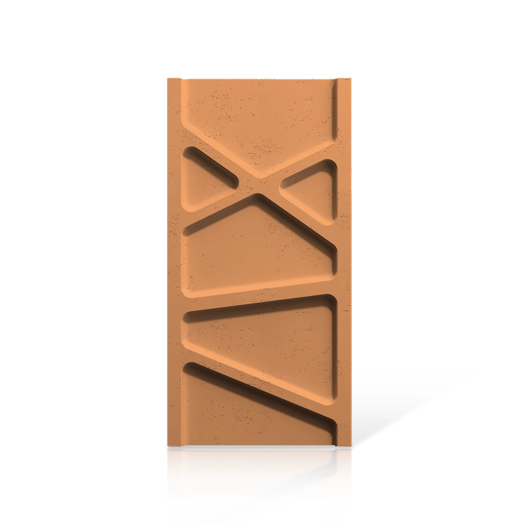 3D Concrete Wall Panels PARALELL colour swatch on white background DecorMania UK