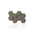 3D Concrete Wall Panels HEXAGON colour swatch on white background DecorMania UK