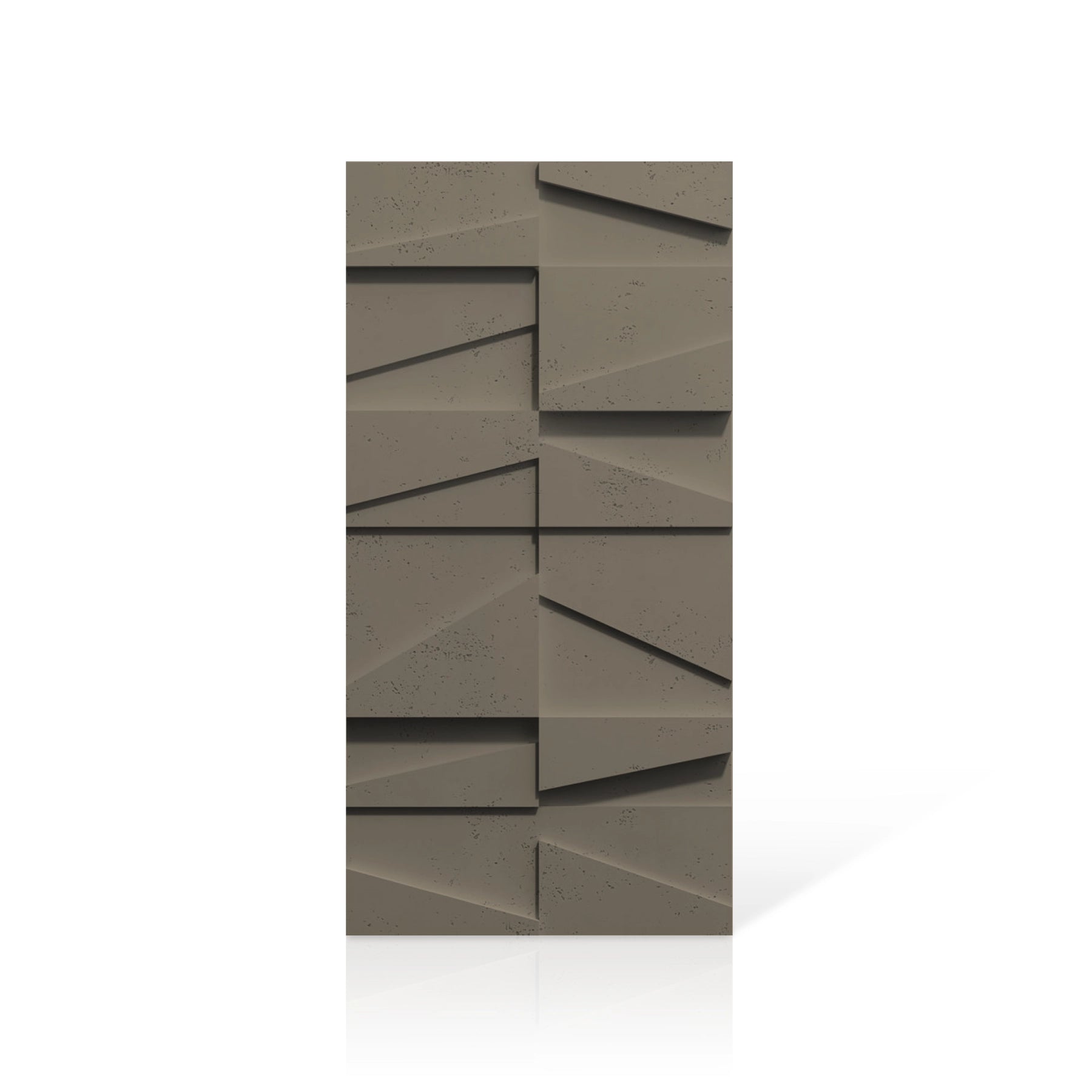 3D Concrete Wall Panels MULTI BOOKCASE colour swatch on white background DecorMania UK