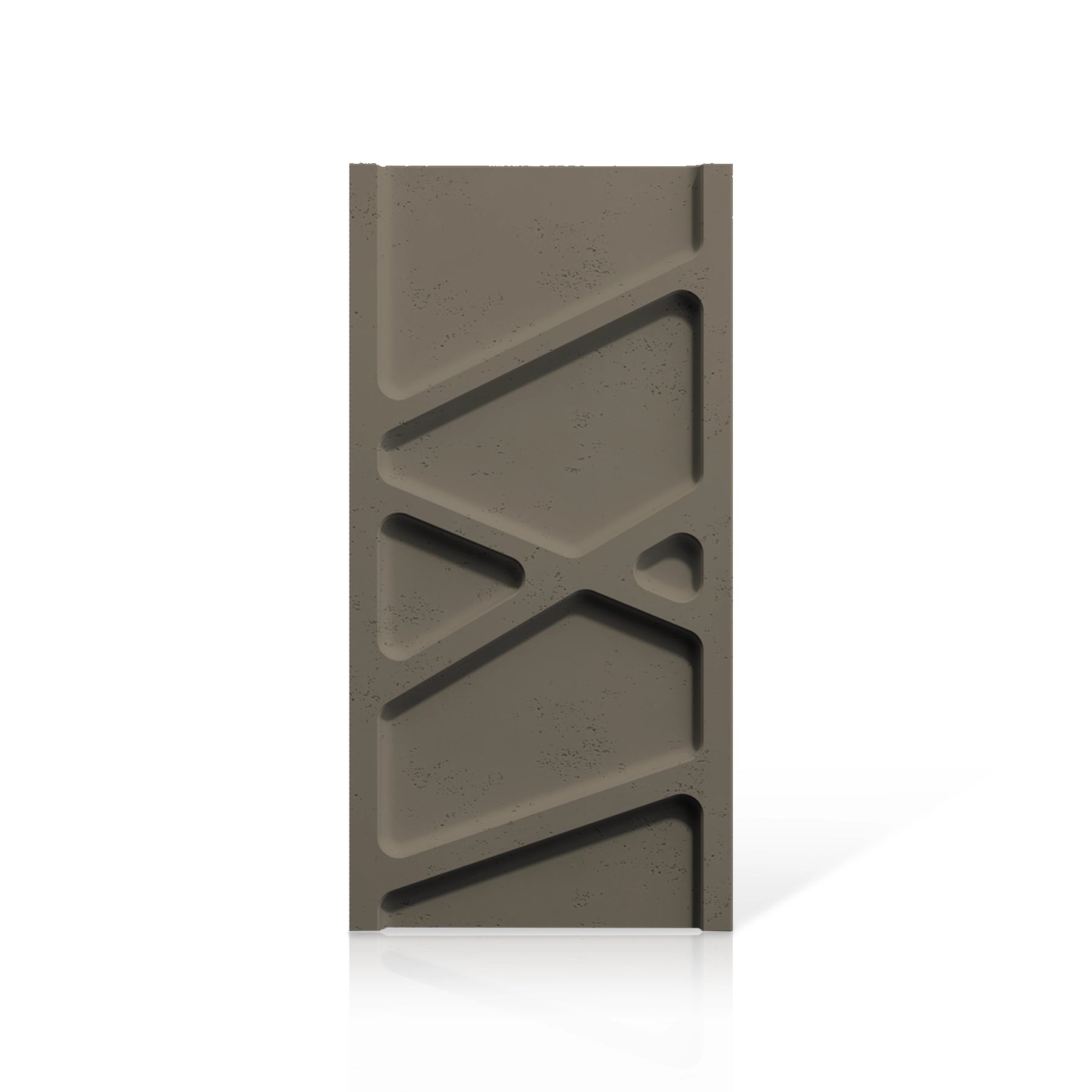 3D Concrete Wall Panels PARALELL colour swatch on white background DecorMania UK