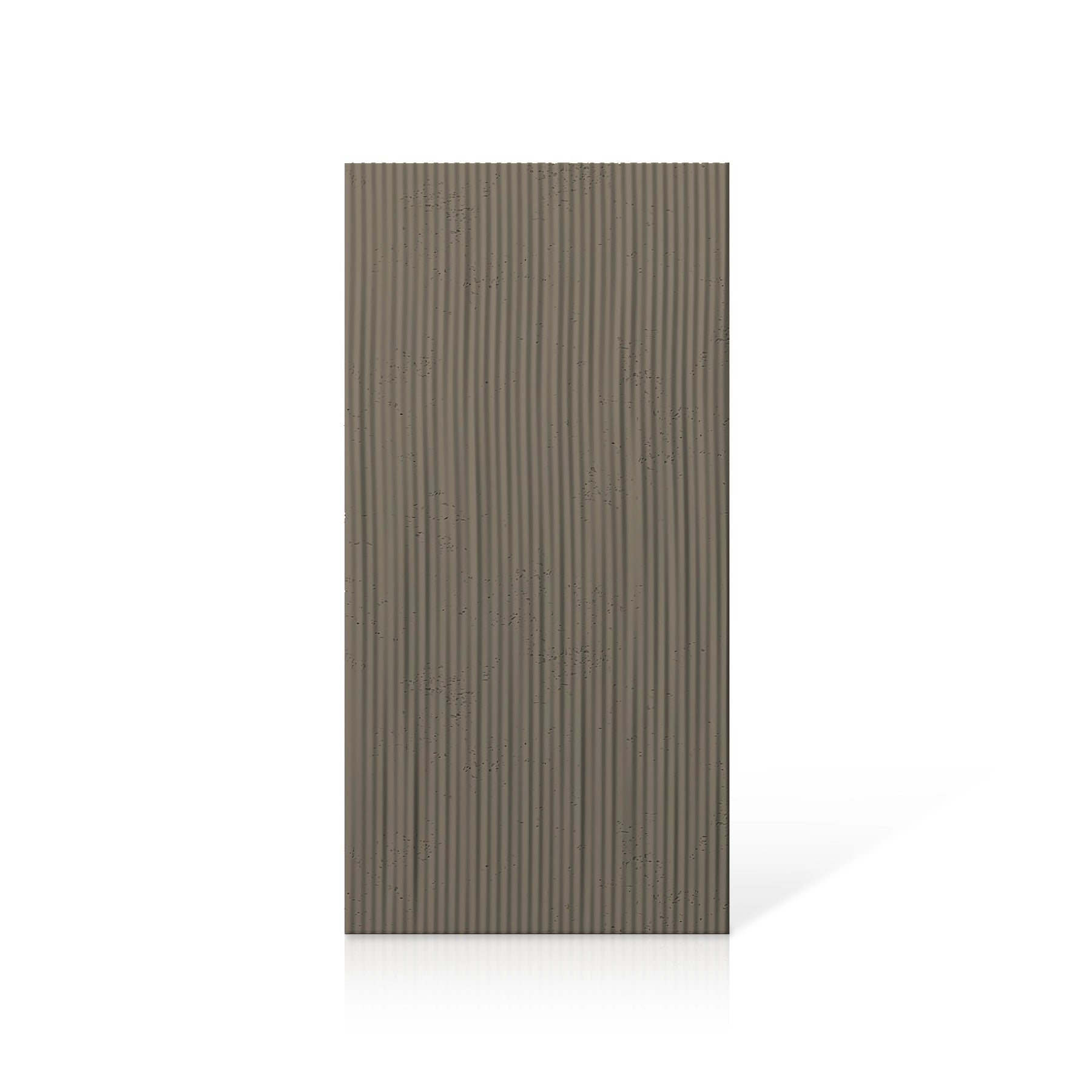 3D Concrete Wall Panels RIDGES colour swatch on white background DecorMania UK