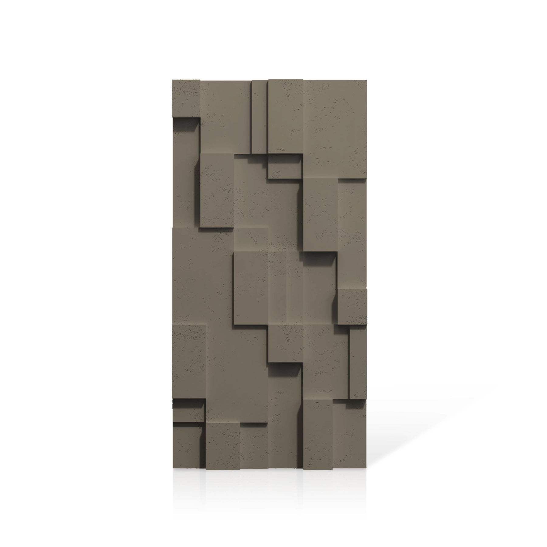 3D Concrete Wall Panels STAIRS colour swatch on white background DecorMania UK