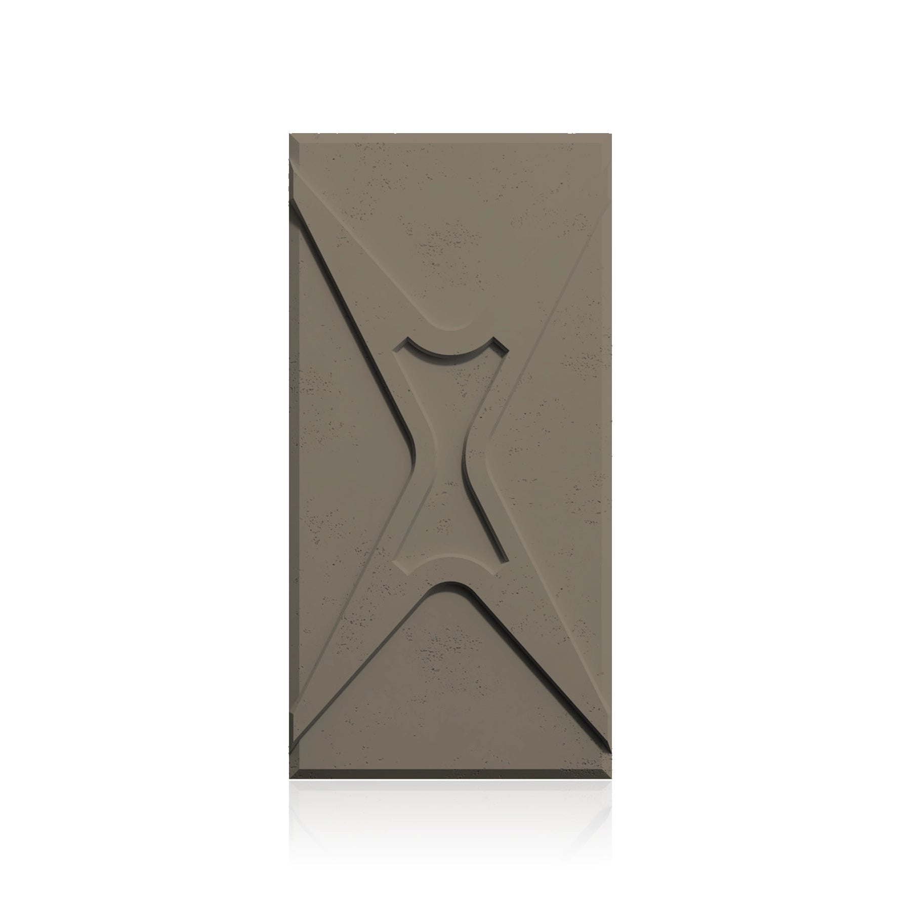 3D Concrete Wall Panels STARS colour swatch on white background DecorMania UK