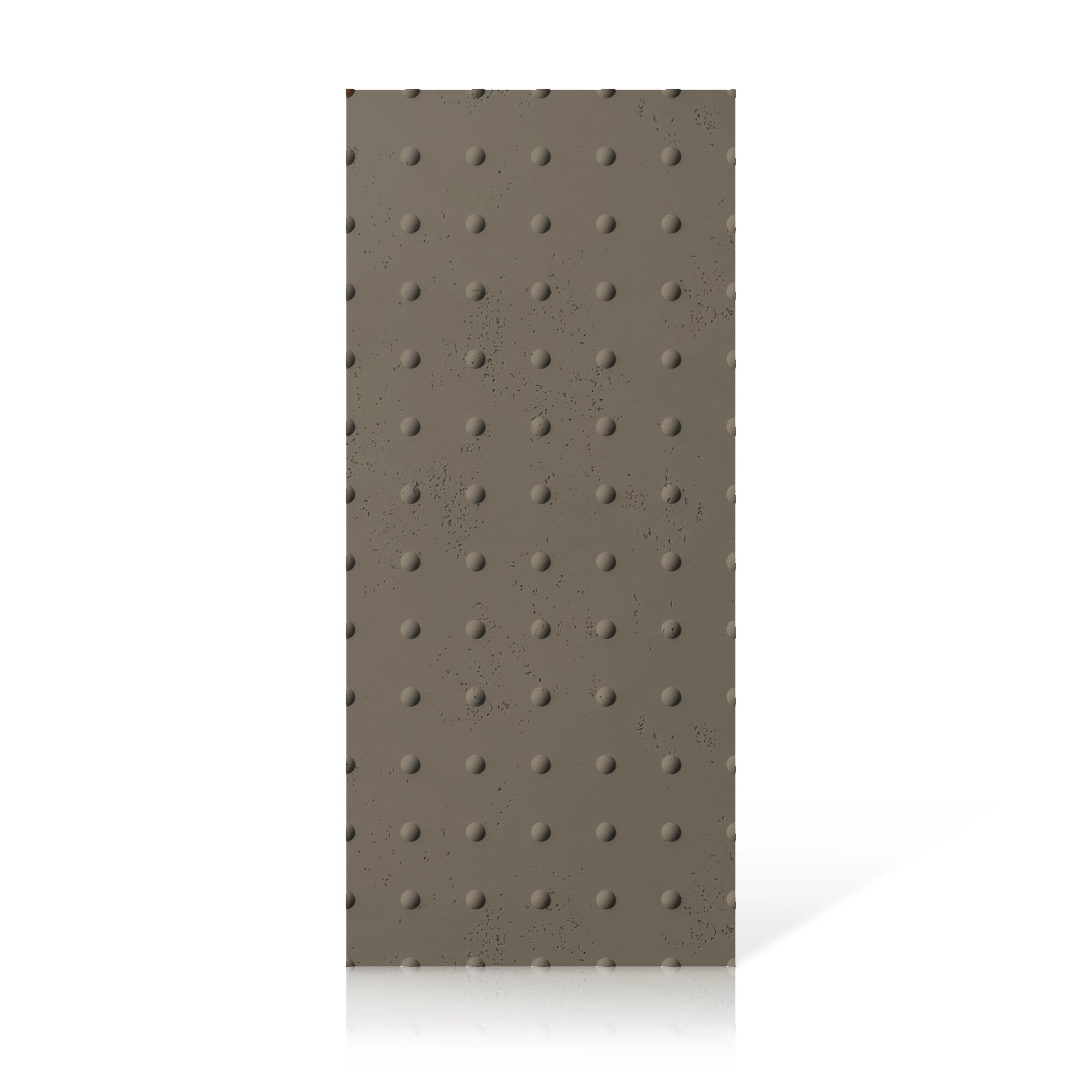 3D Concrete Wall Panels STEEL DOTS colour swatch on white background DecorMania UK