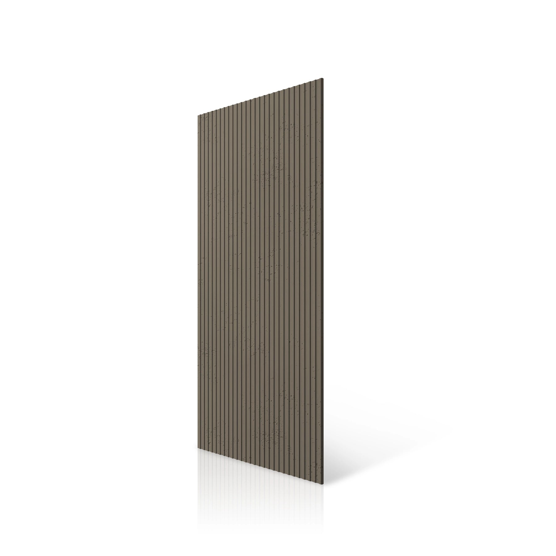 3D Concrete Wall Panels GROOVE colour swatch on white background DecorMania UK