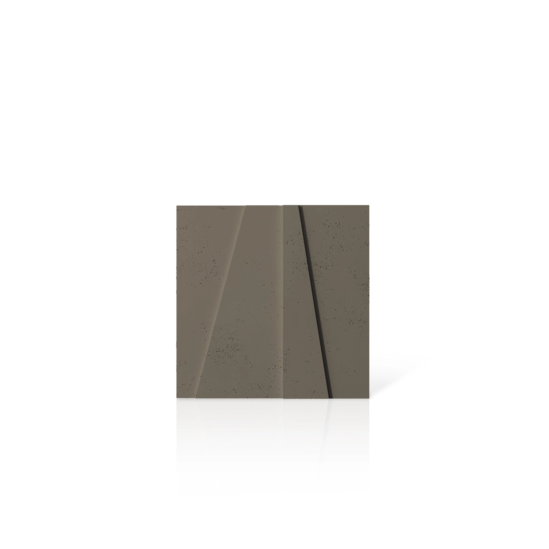 3D Concrete Wall Panels BOOKCASE colour swatch on white background DecorMania UK