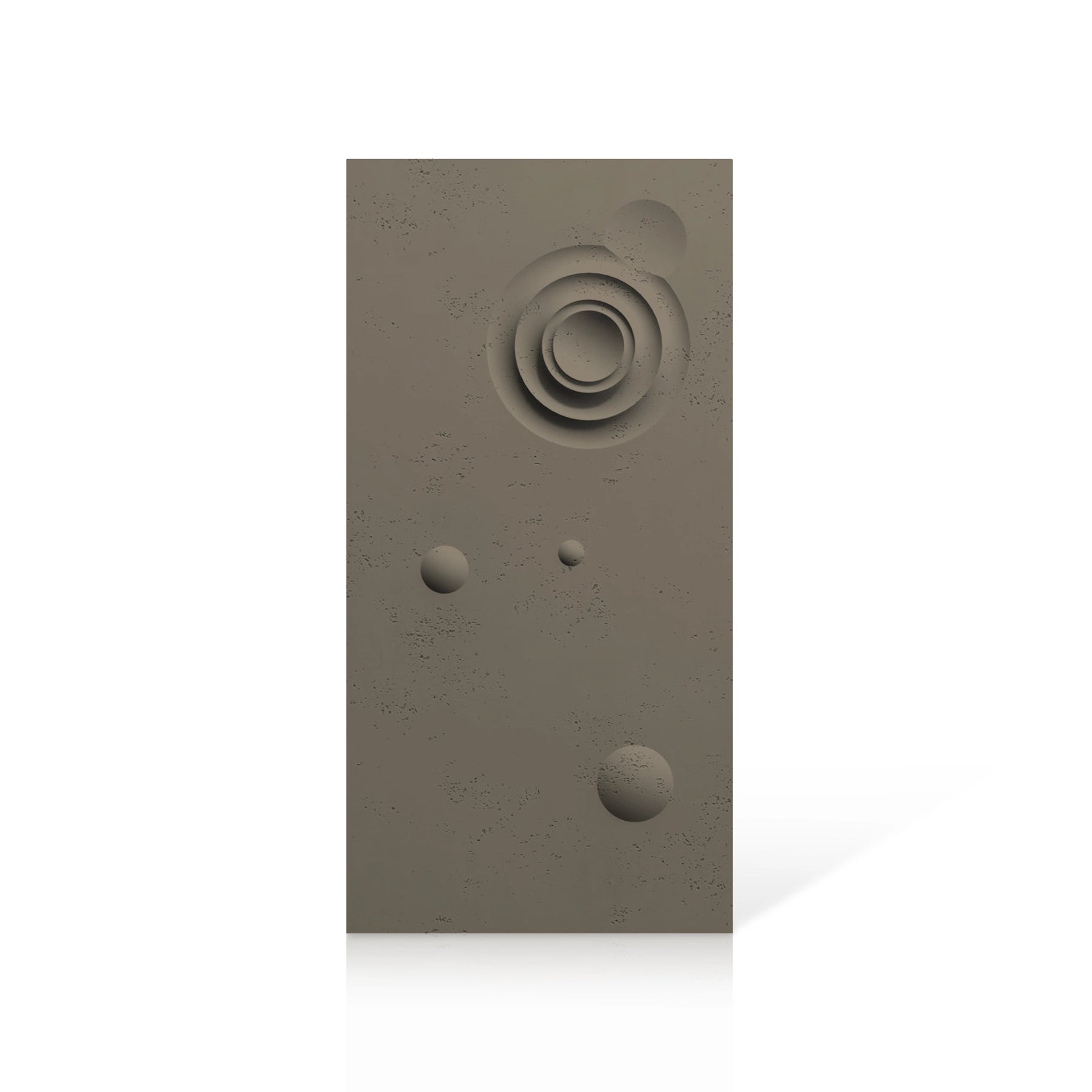 3D Concrete Wall Panels MOONS Models A&B colour swatch on white background DecorMania UK