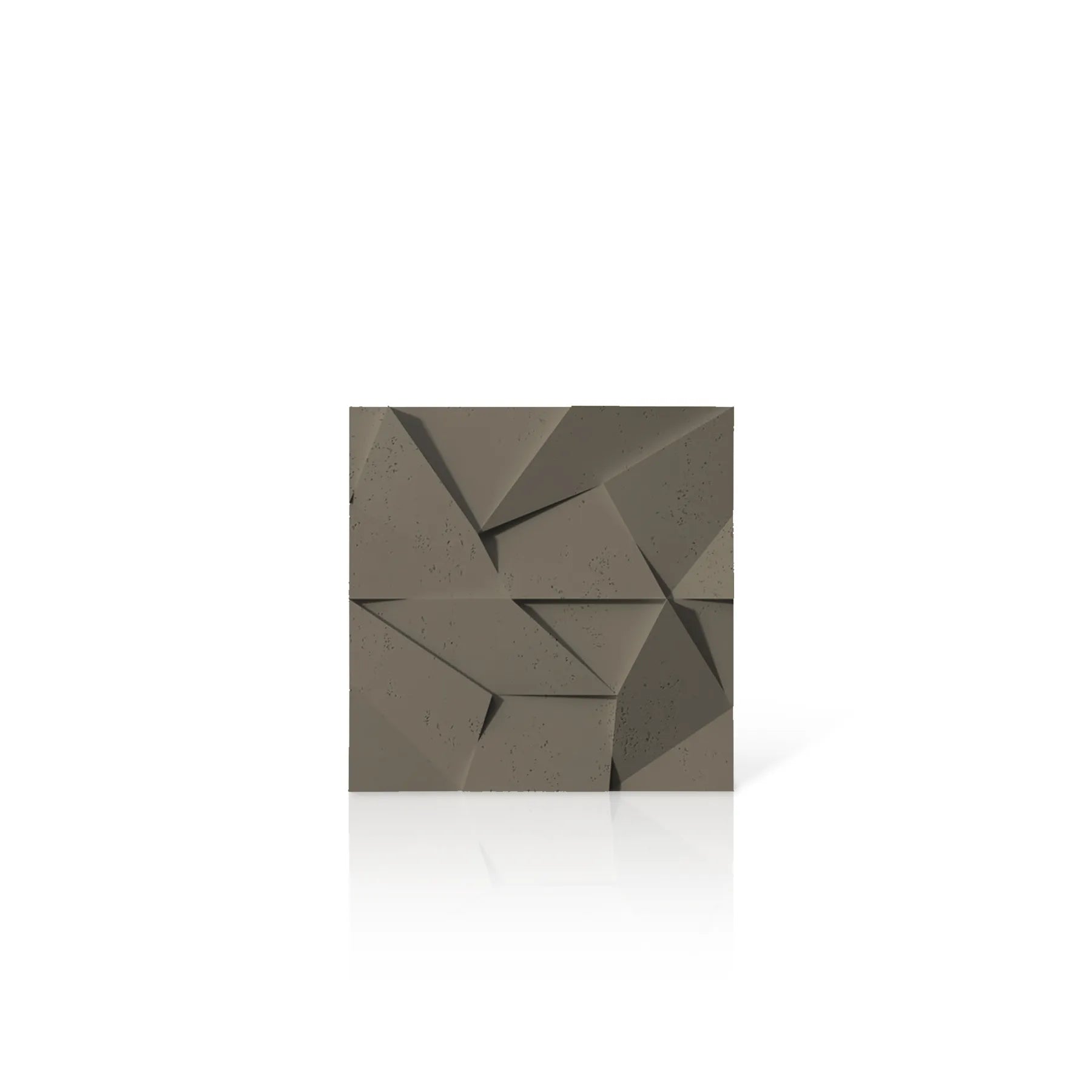 3D Concrete Wall Panels MULTICRYSTAL colour swatch on white background DecorMania UK