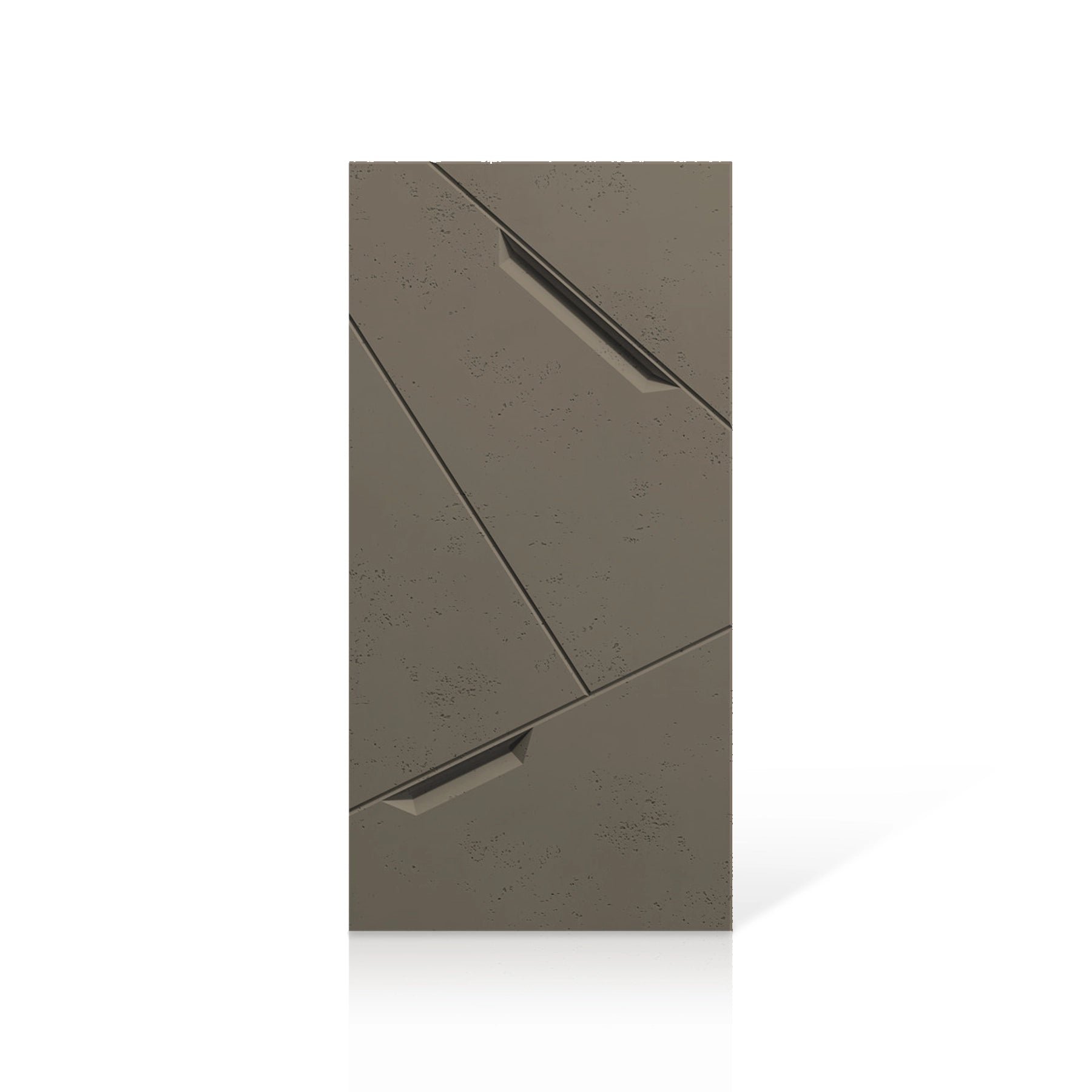 3D Concrete Wall Panels STOWAWAY colour swatch on white background DecorMania UK