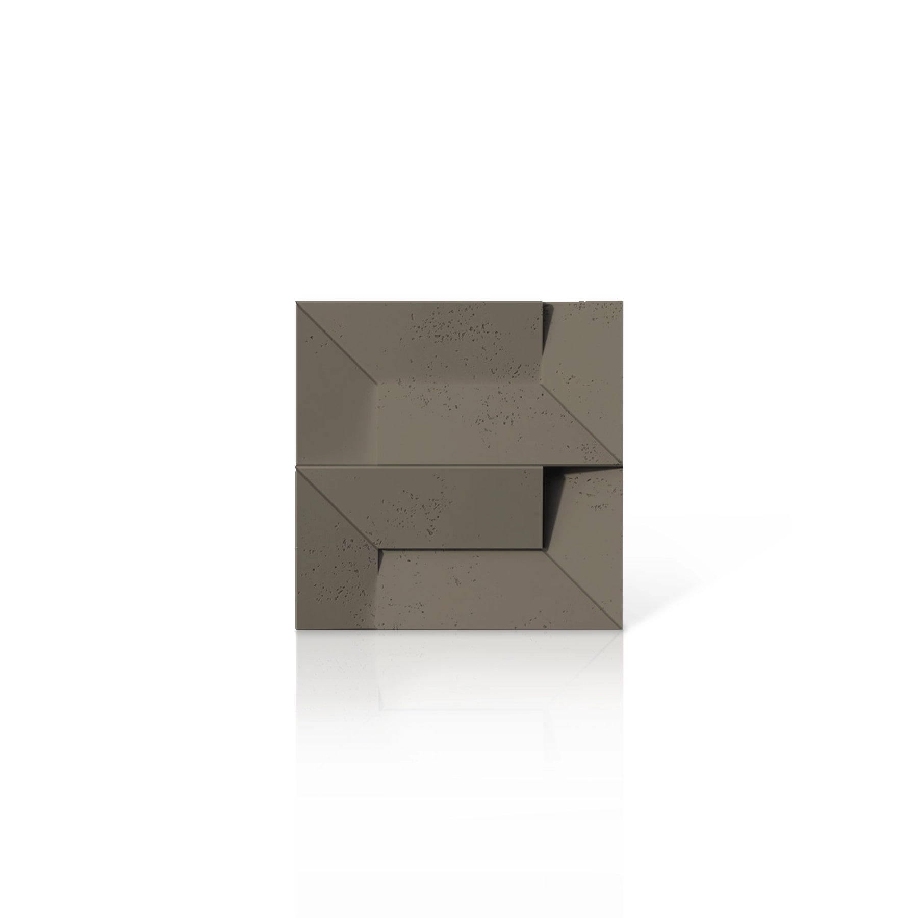 3D Concrete Wall Panels TRANSFORMER colour swatch on white background DecorMania UK