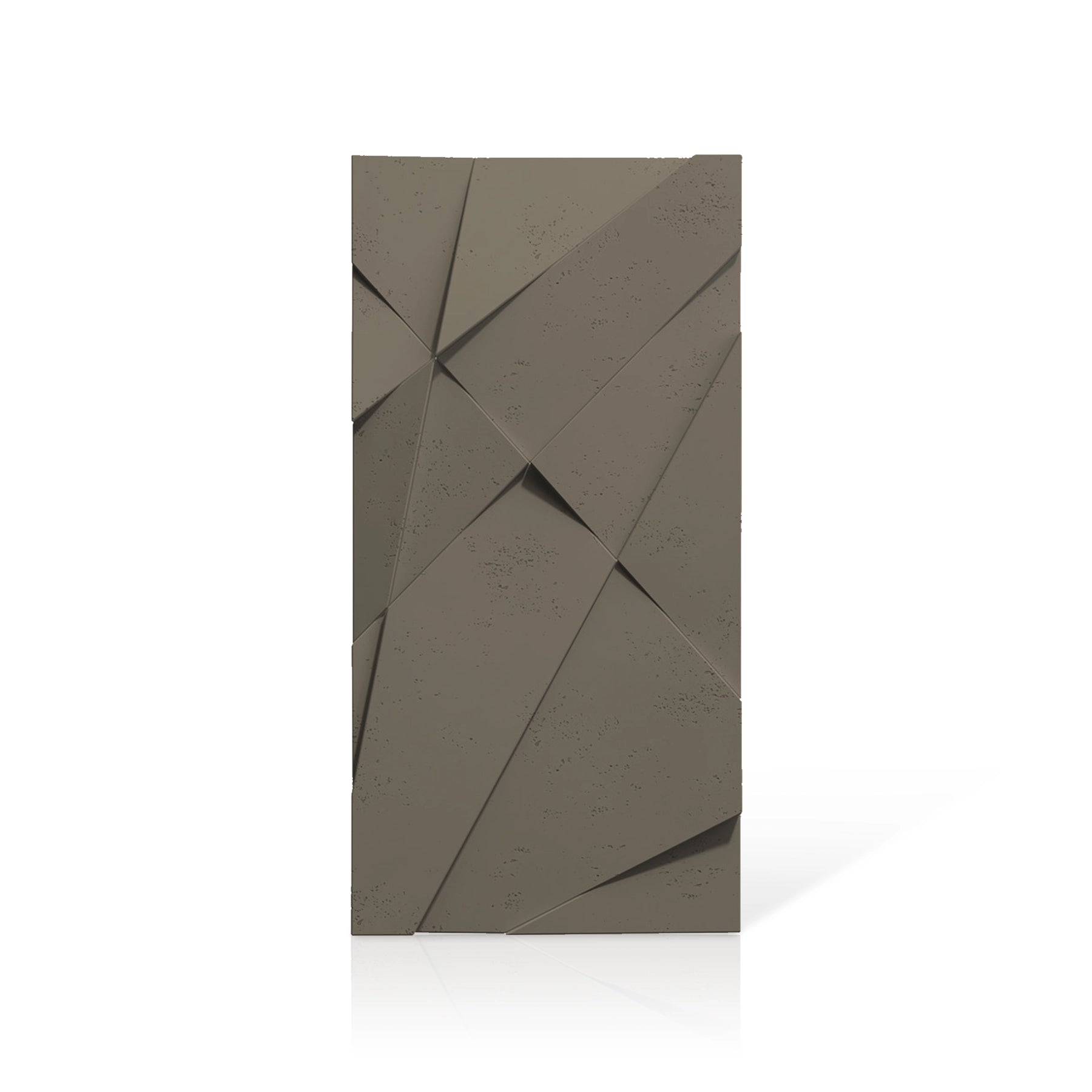 3D Concrete Wall Panels CRYSTAL colour swatch on white background DecorMania UK