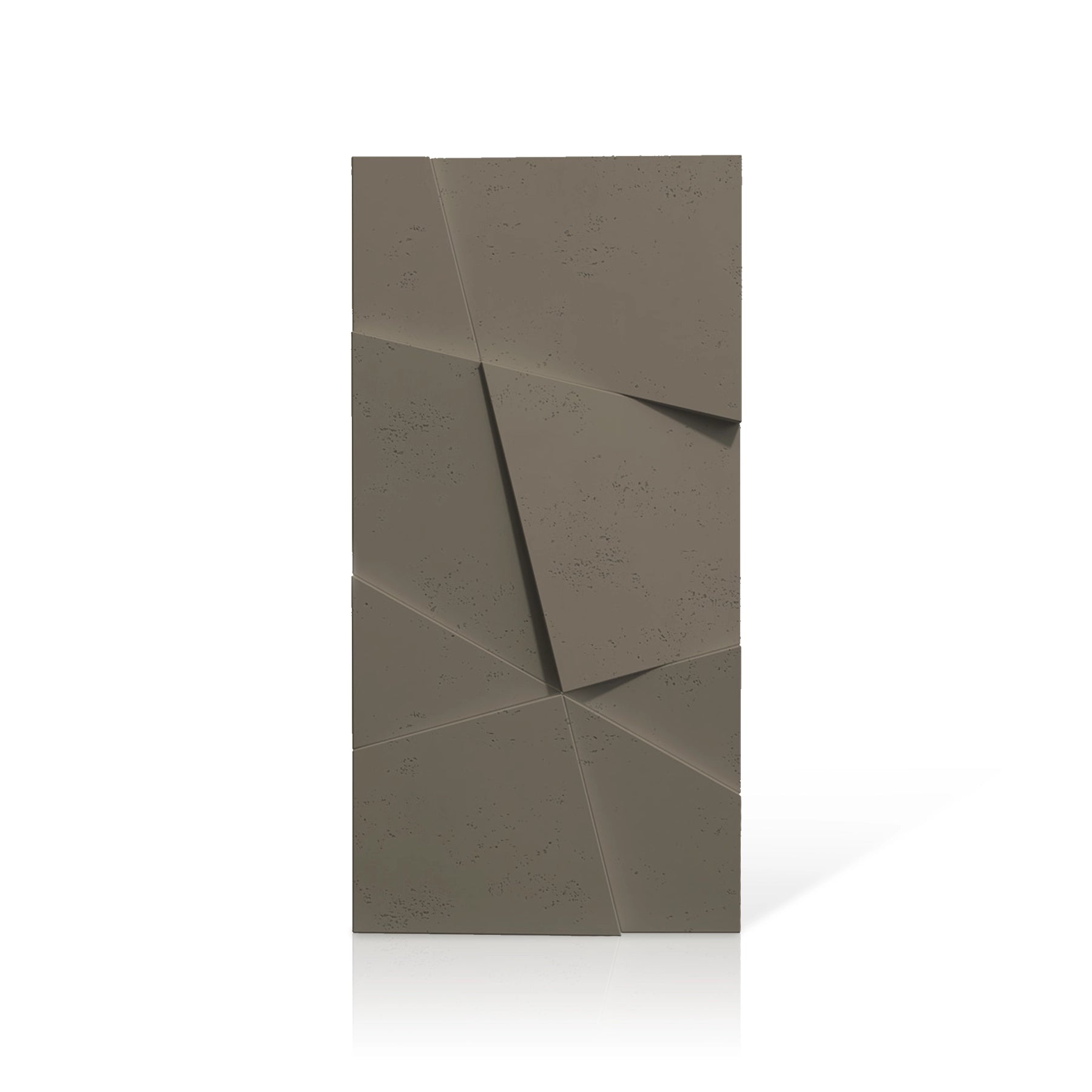 3D Concrete Wall Panels CRYSTAL colour swatch on white background DecorMania UK