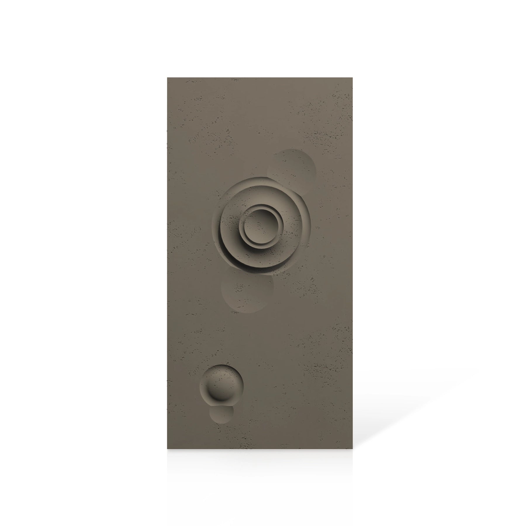 3D Concrete Wall Panels MOONS Models A&B colour swatch on white background DecorMania UK