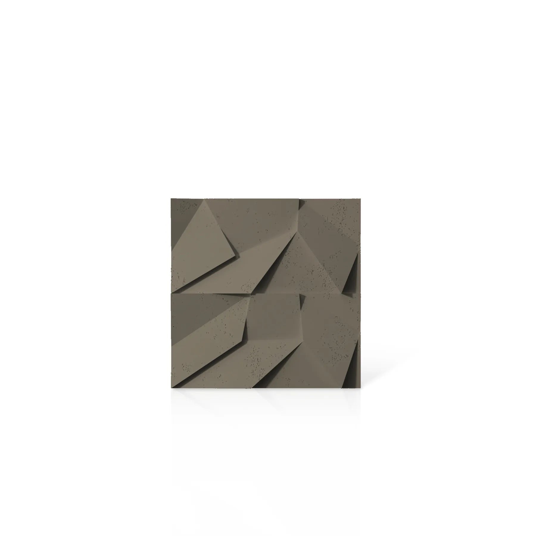 3D Concrete Wall Panels MULTICRYSTAL colour swatch on white background DecorMania UK