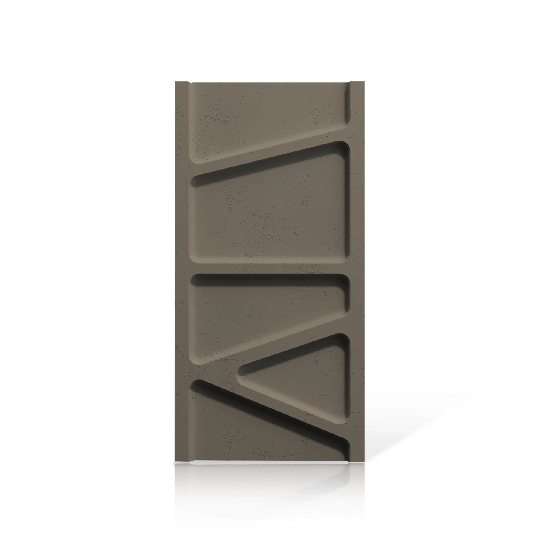 3D Concrete Wall Panels PARALELL colour swatch on white background DecorMania UK