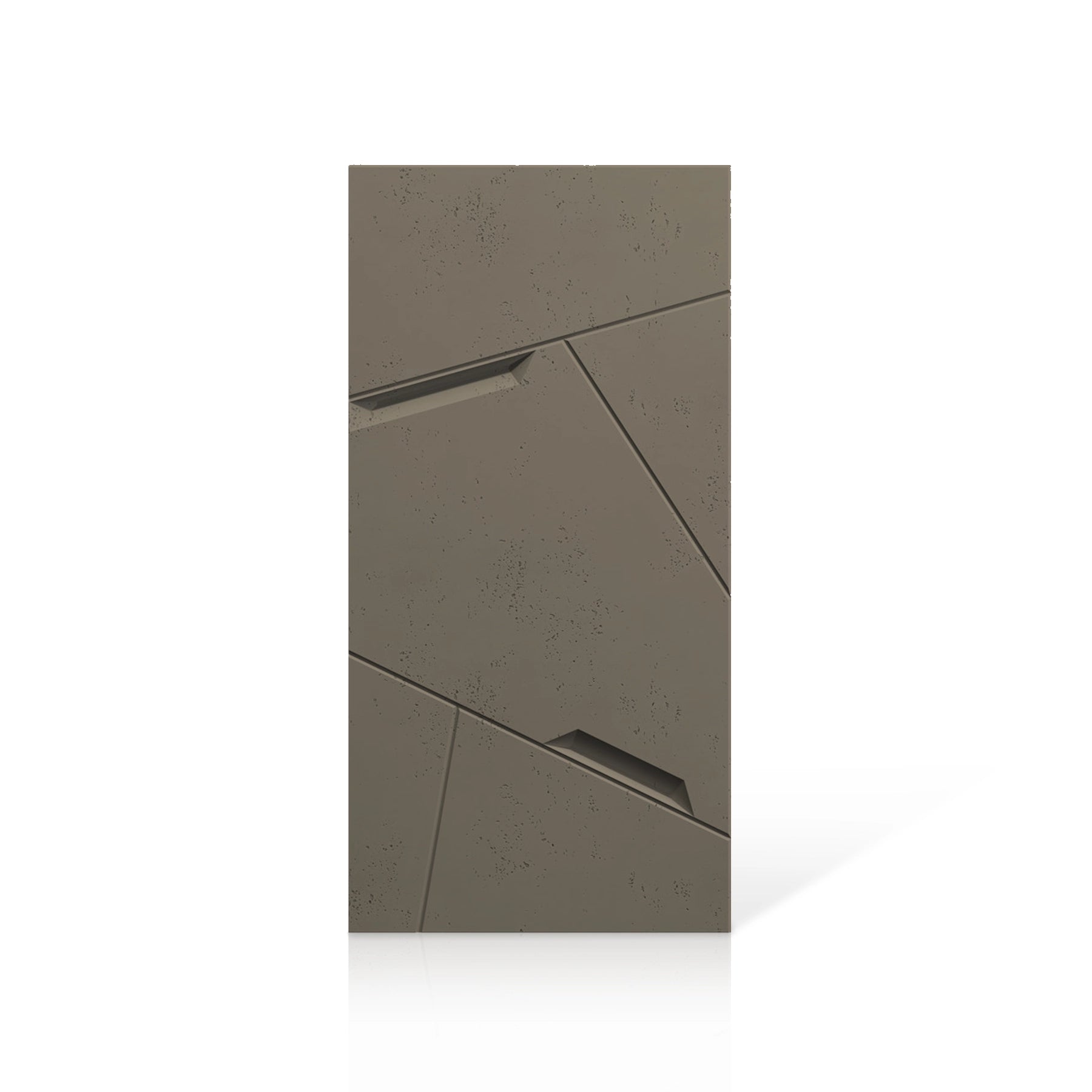 3D Concrete Wall Panels STOWAWAY colour swatch on white background DecorMania UK