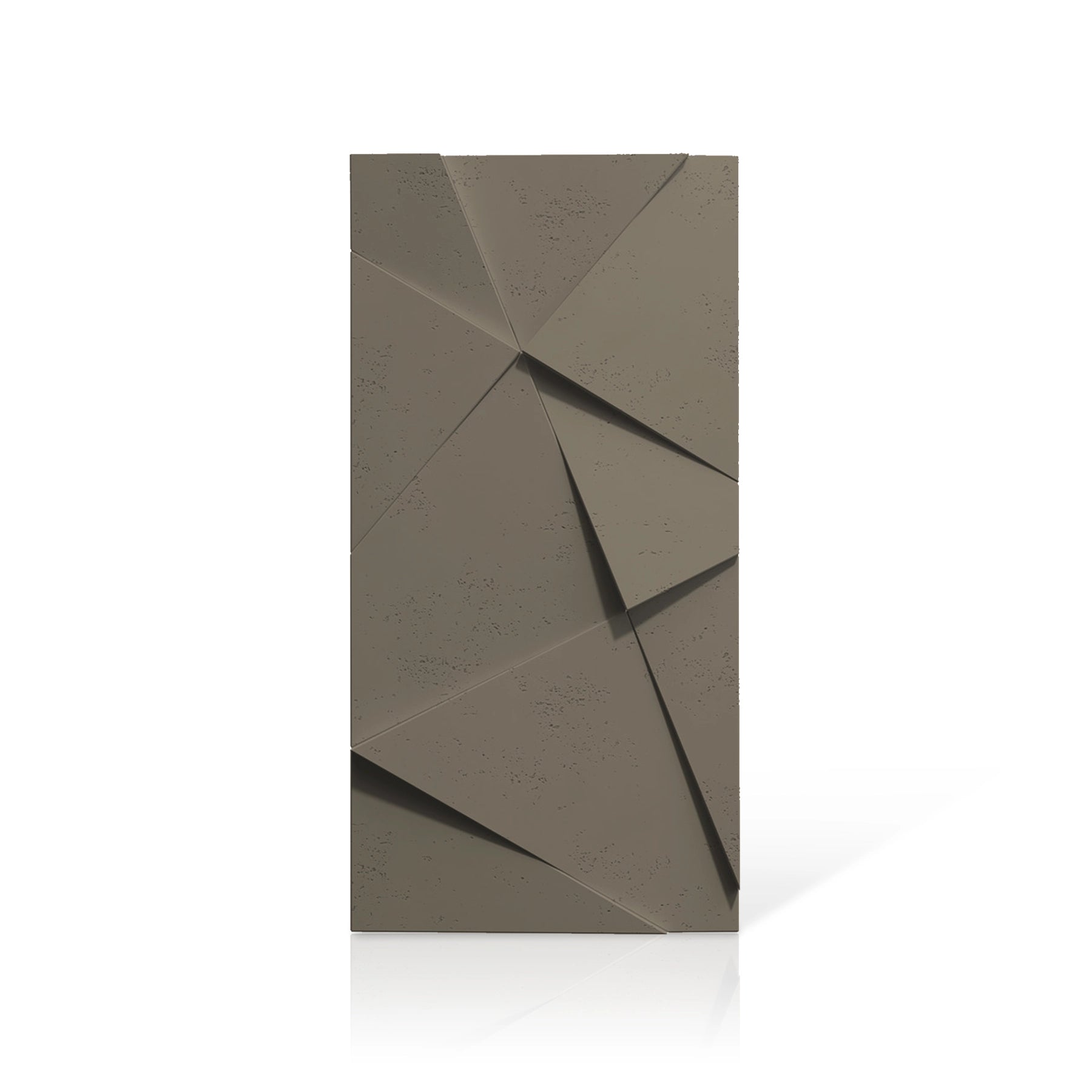 3D Concrete Wall Panels CRYSTAL colour swatch on white background DecorMania UK