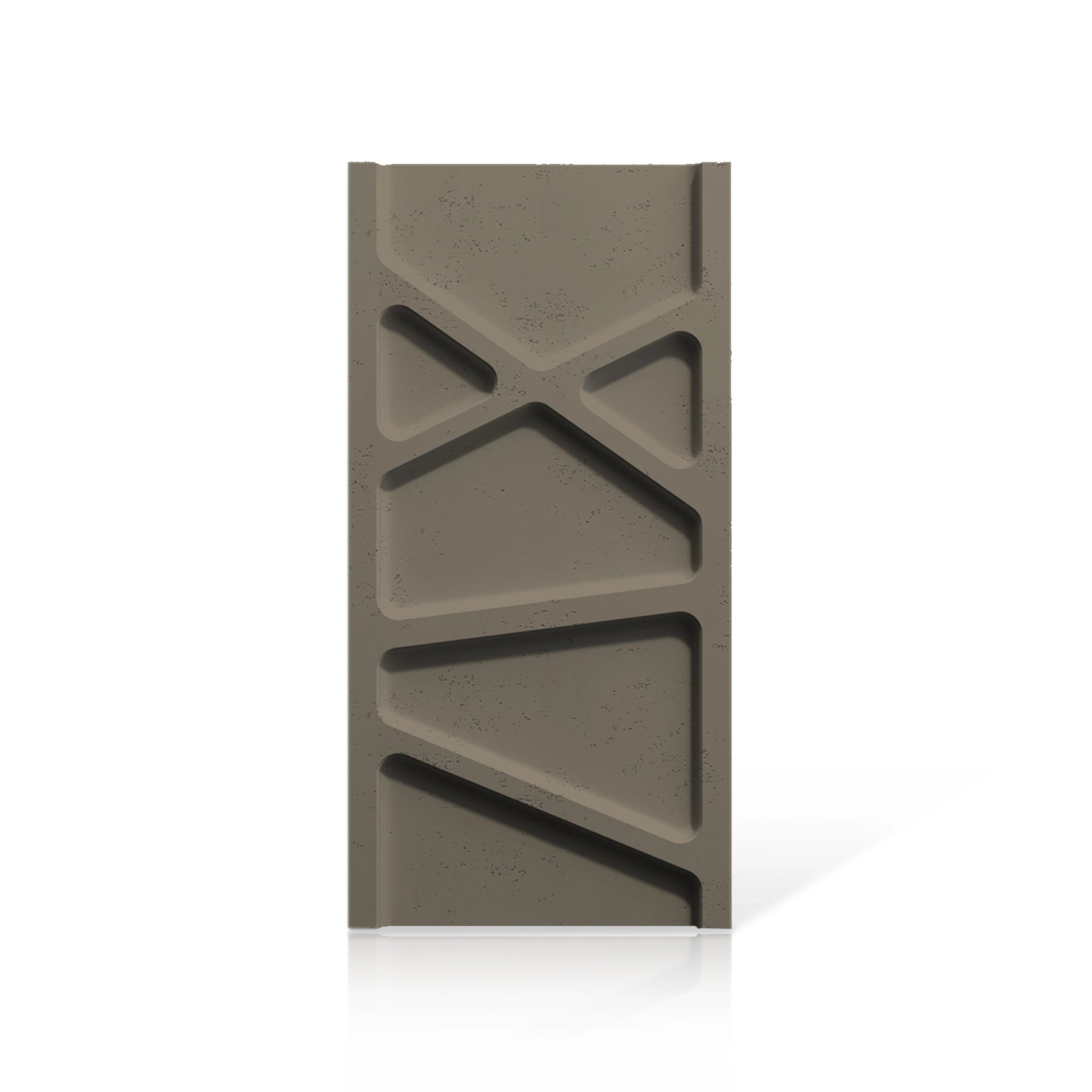 3D Concrete Wall Panels PARALELL colour swatch on white background DecorMania UK
