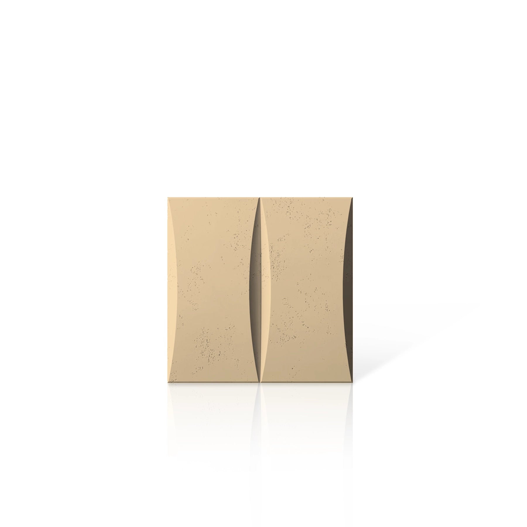 3D Concrete Wall Panels BLOCK colour swatch on white background DecorMania UK